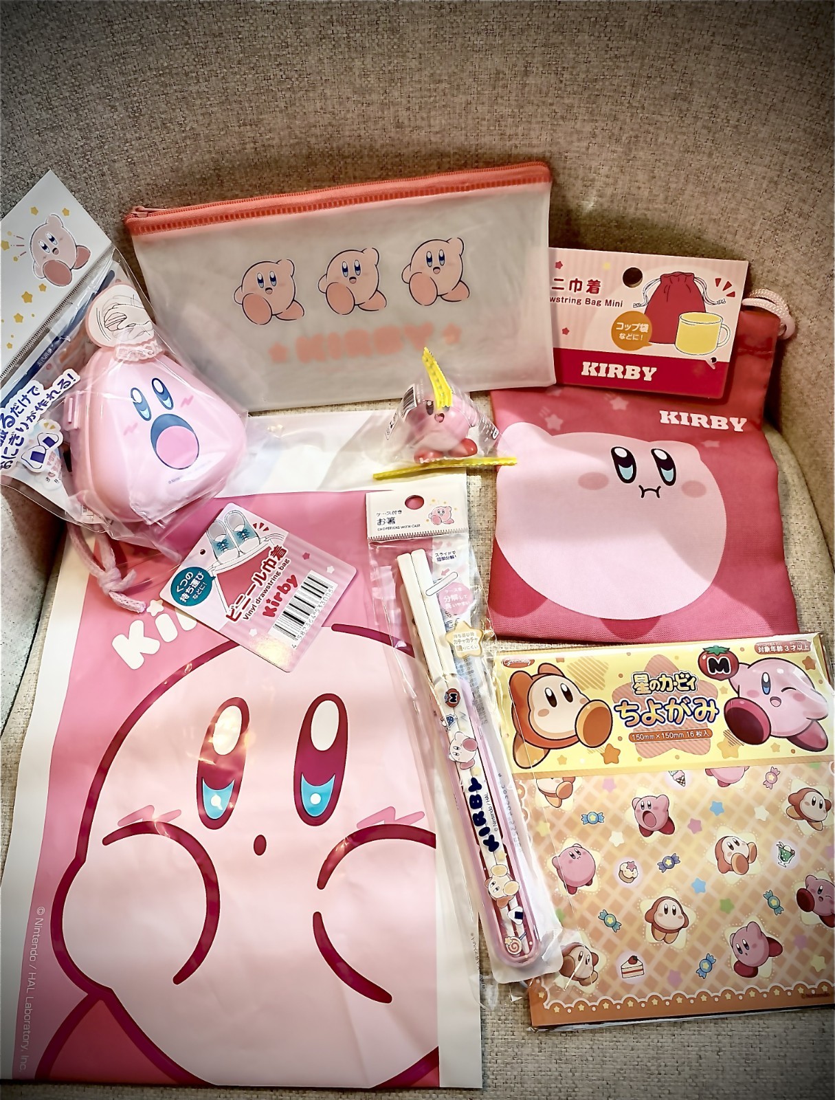Kirby merchandise 7-Piece  Set  Japan New
