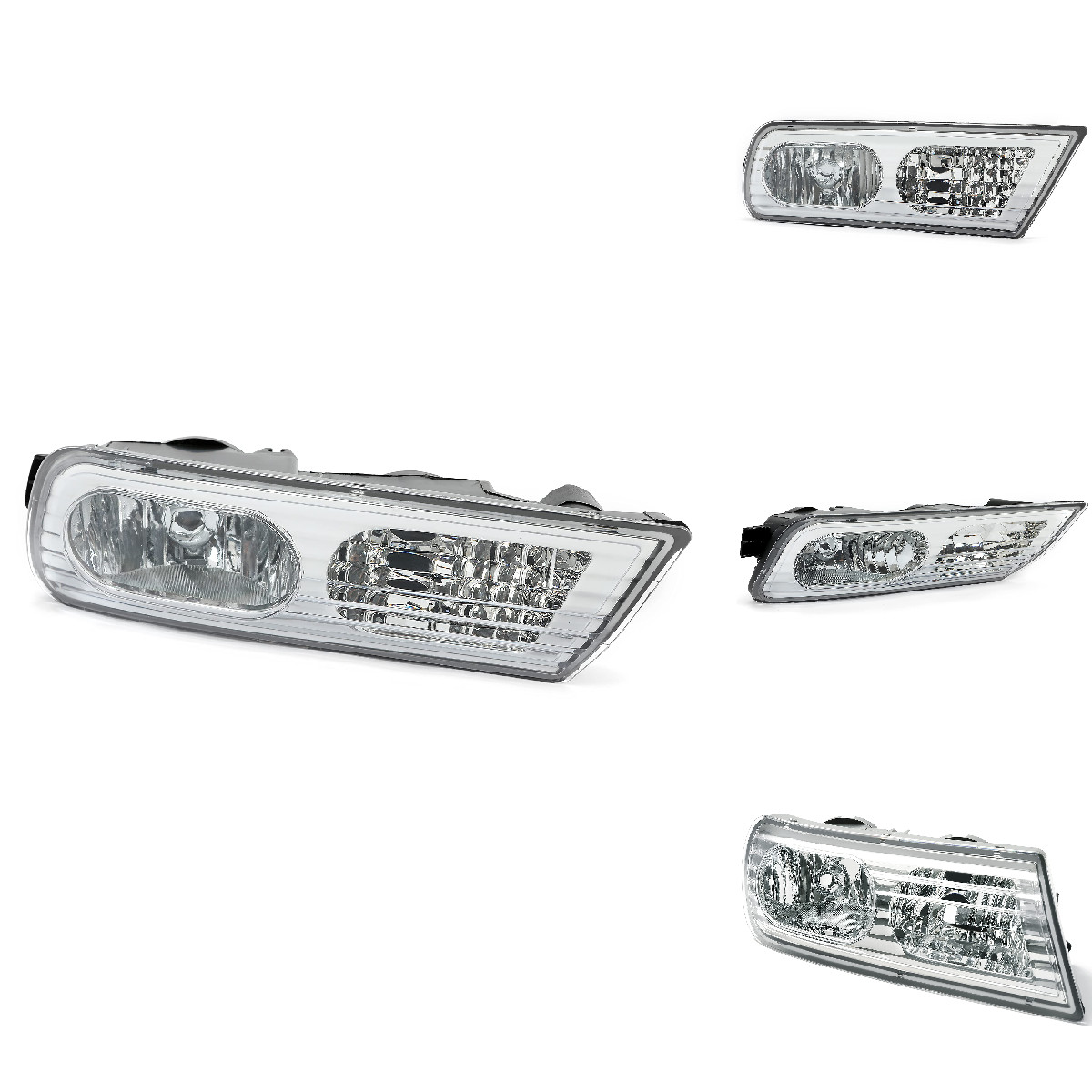 Hecasa Right Fog Lights Assembly Compatible 2007-2009 Honda Acura Mdx