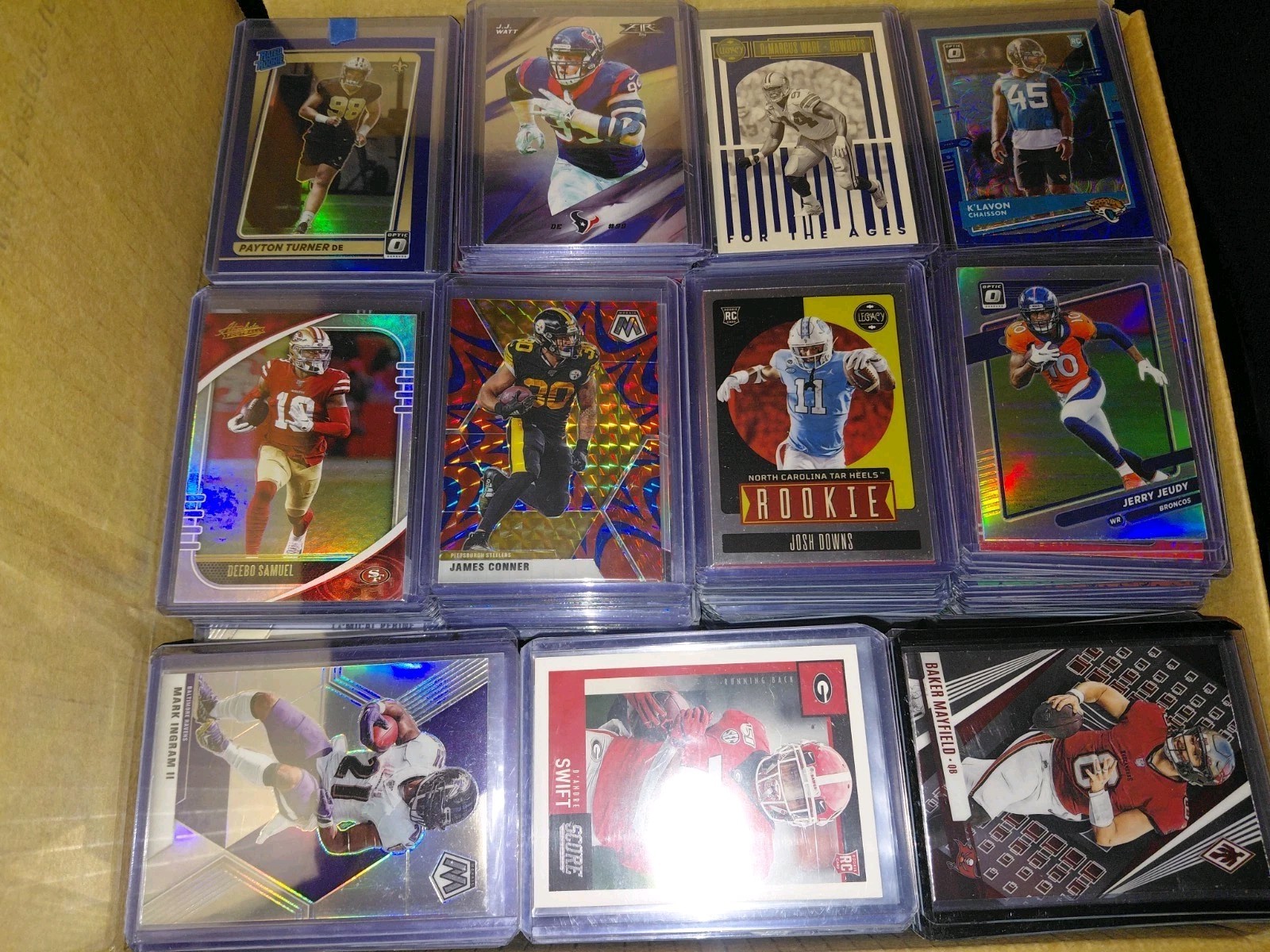 Huge Lot 965 Top-loaded Ultra Modern Football Prizm Parallel Rcs Semi Stars FR7 Huge Lot 965 Top-loaded Ultra Modern Football Prizm Parallel Rcs Semi Stars FR7