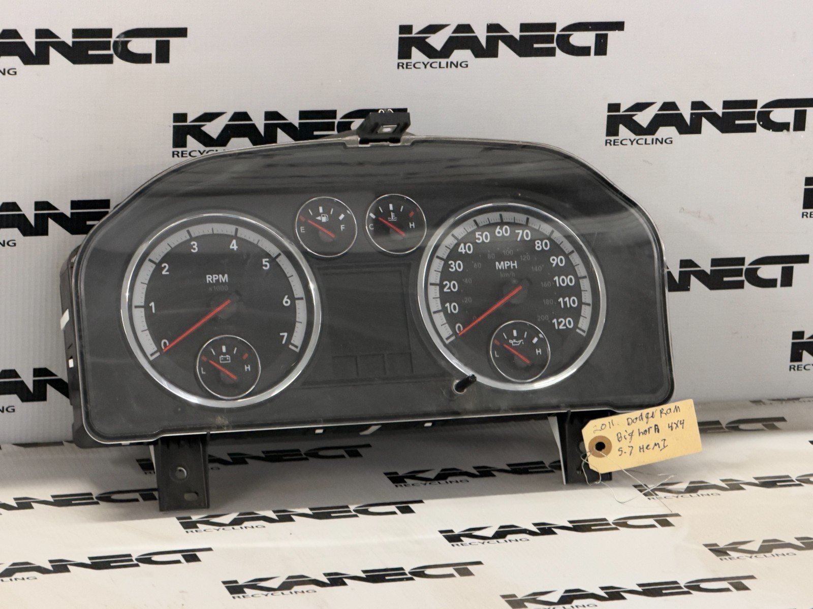 Used Speedometer Gauge fits: 2011 Ram Dodge 1500 pickup cluster MPH