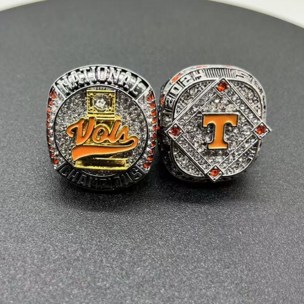 2024 Tennessee Volunteers National 2PCS Rings Set with Box 2024 Tennessee Volunteers National 2PCS Rings Set with Box