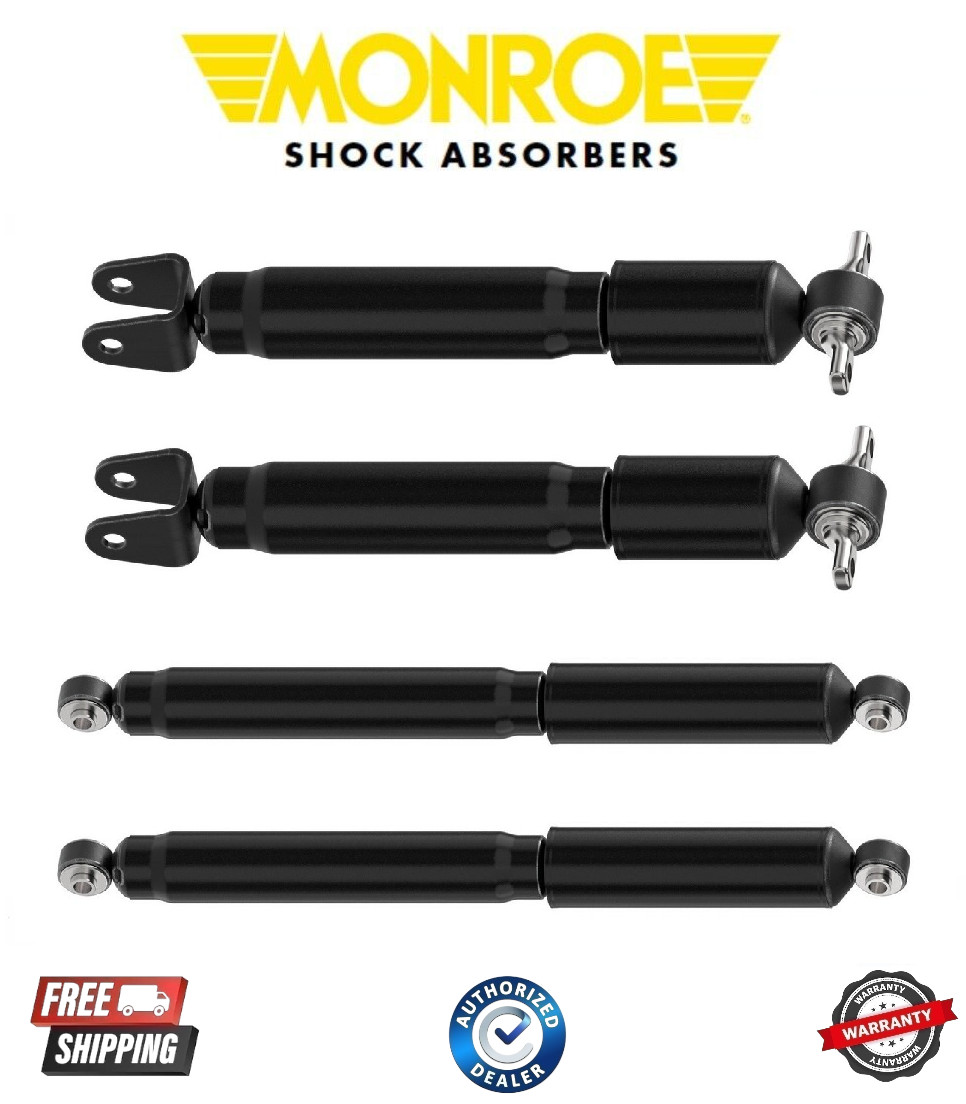Front & Rear Reflex Shock Absorber 4PCS Set Monroe For 11-23 GMC Sierra 2500 HD Front & Rear Reflex Shock Absorber 4PCS Set Monroe For 11-23 GMC Sierra 2500 HD