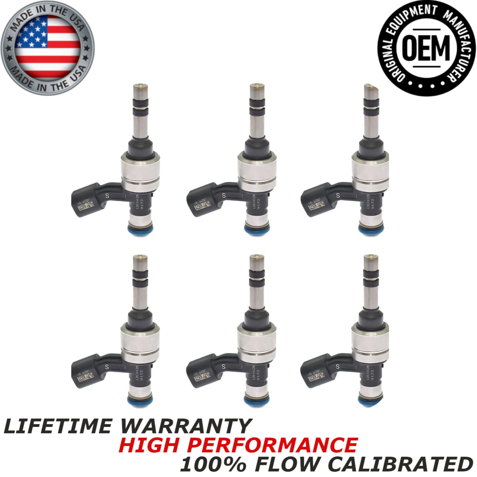 x6 NEW OEM Acdelco Fuel Injectors for 2012-2015 Chevrolet Camaro 3.6L V6 x6 NEW OEM Acdelco Fuel Injectors for 2012-2015 Chevrolet Camaro 3.6L V6