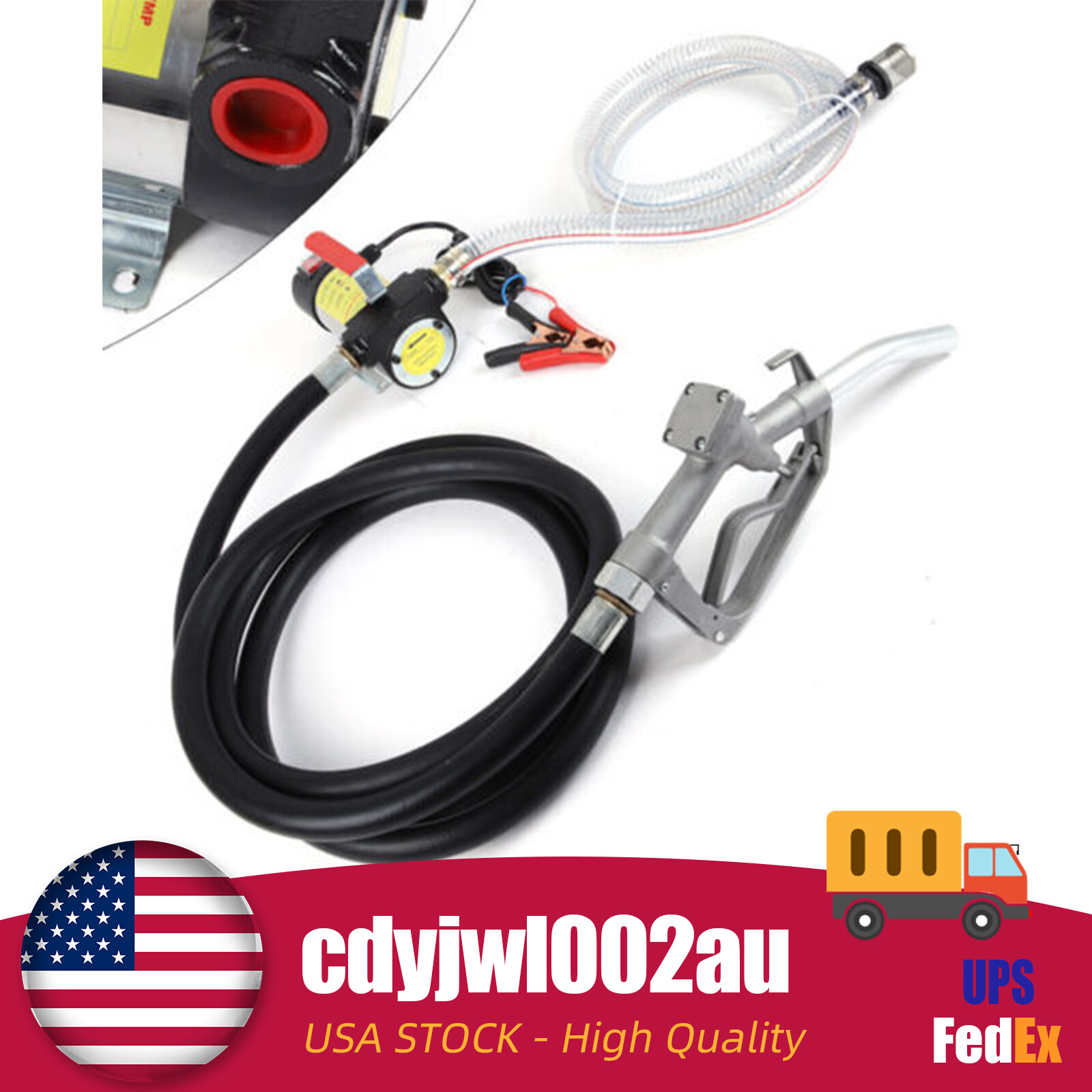 12V DC Electric Fuel Transfer Pump with Nozzle Kit For Diesel Kerosene 3 bar 12V DC Electric Fuel Transfer Pump with Nozzle Kit For Diesel Kerosene 3 bar