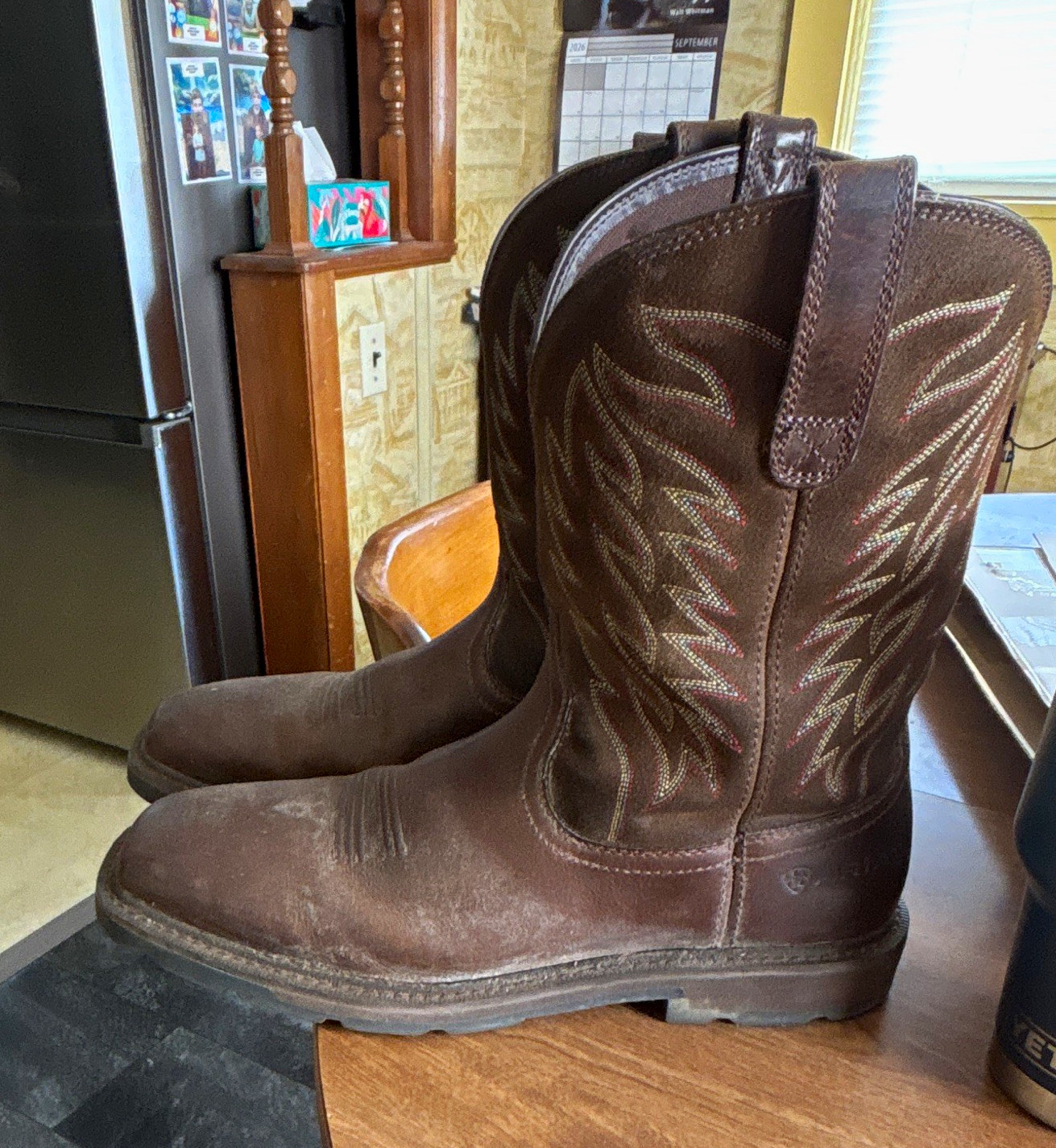 Ariat WorkHog ASTM F2892-18 EH Men's 13 EE+ Brown Pull-On Work Boots