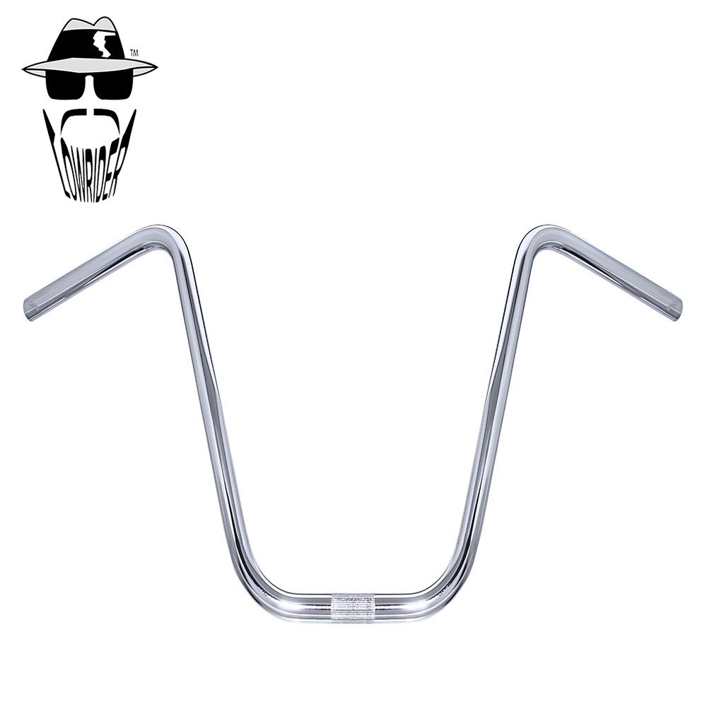 ORIGINAL LOWRIDER 13.5” Dyno Handlebar Chrome Steel 22.2mm Clamp Cruiser/Chopper ORIGINAL LOWRIDER 13.5” Dyno Handlebar Chrome Steel 22.2mm Clamp Cruiser/Chopper