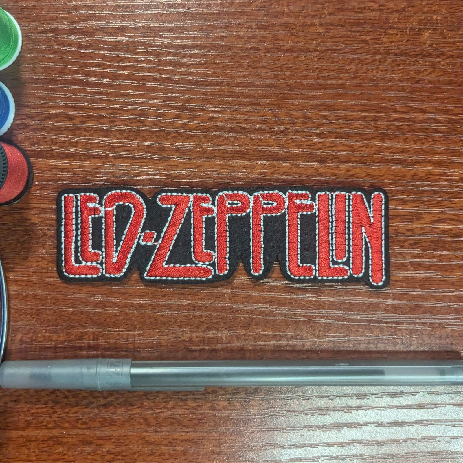 Led Zeppelin Patch Classic Rock Blues Metal Punk Embroidered Iron On 1.25x4.25\