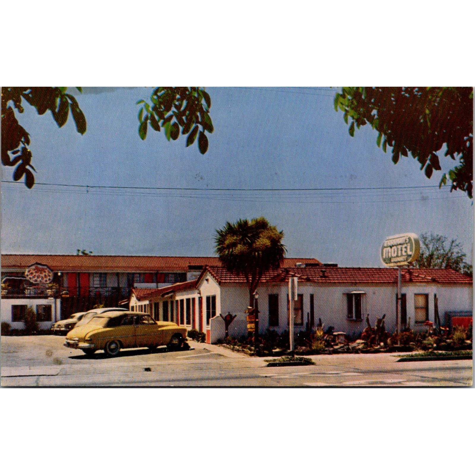 Marchant\'s Motel 1150 El Camino Real Santa Clara CA Vintage Postcard SP8-20