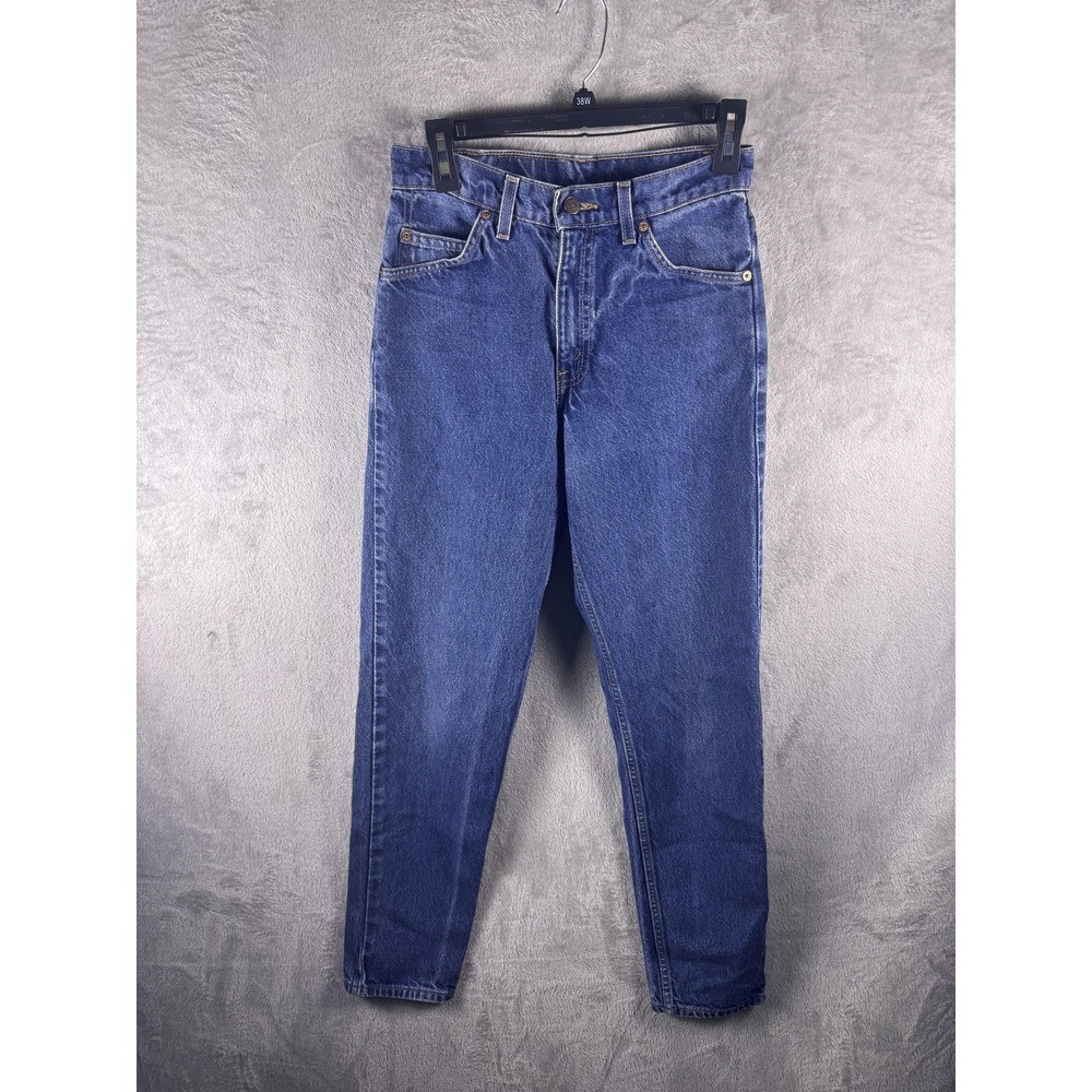 Levis 550 Jeans Mens 29x33 Blue Relaxed Fit Tapered Medium Wash Orange Tab 90\'s