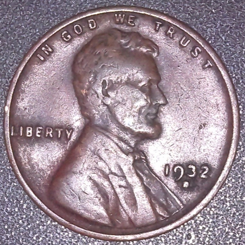 1932-D LINCOLN CENT 1C , TOUGH DATE , FINE RANDOM PICK