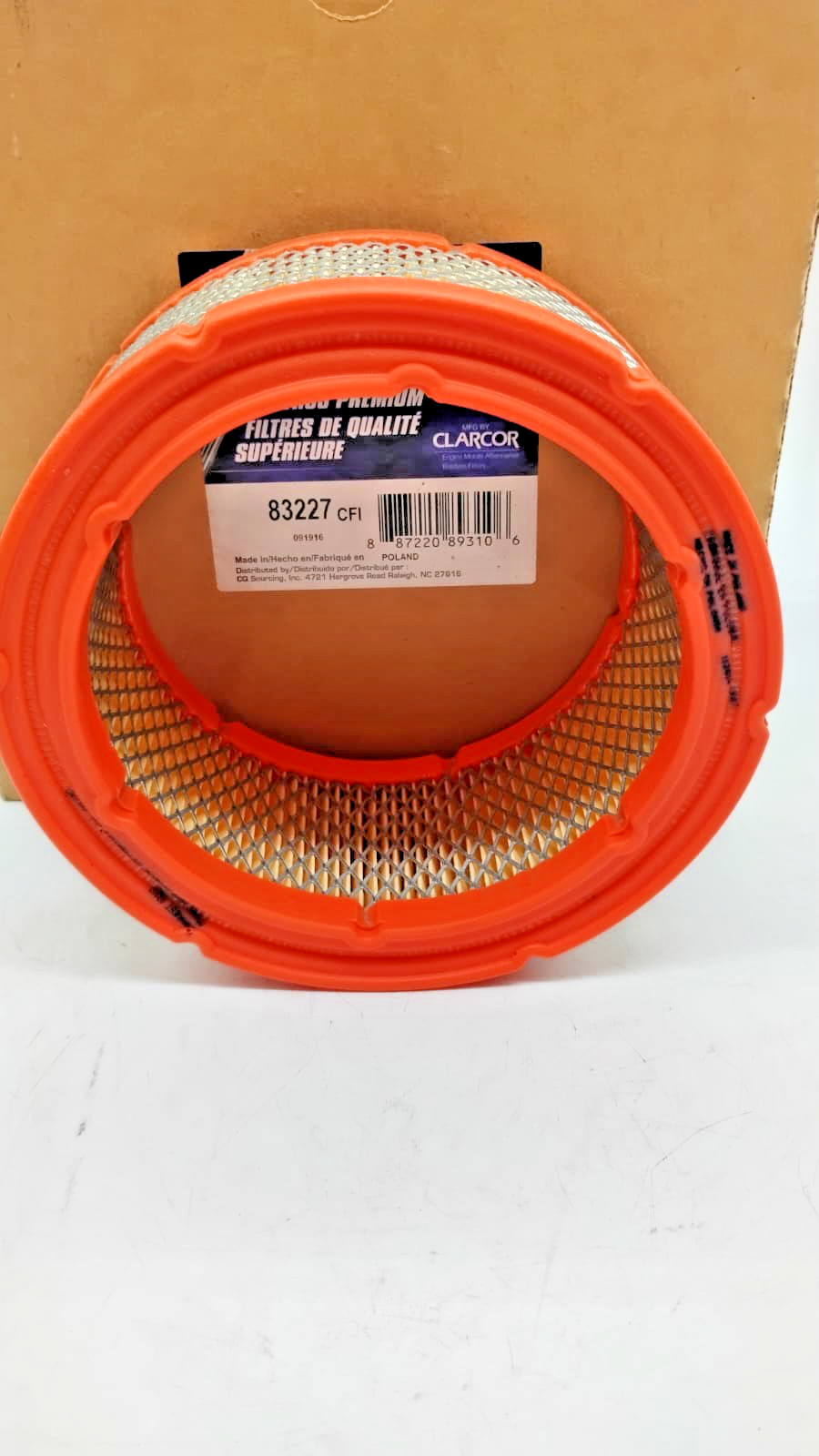 CARQUEST 83227 Premium Air Filter Generac Generator 0C8127 WIX 49227 PA30011