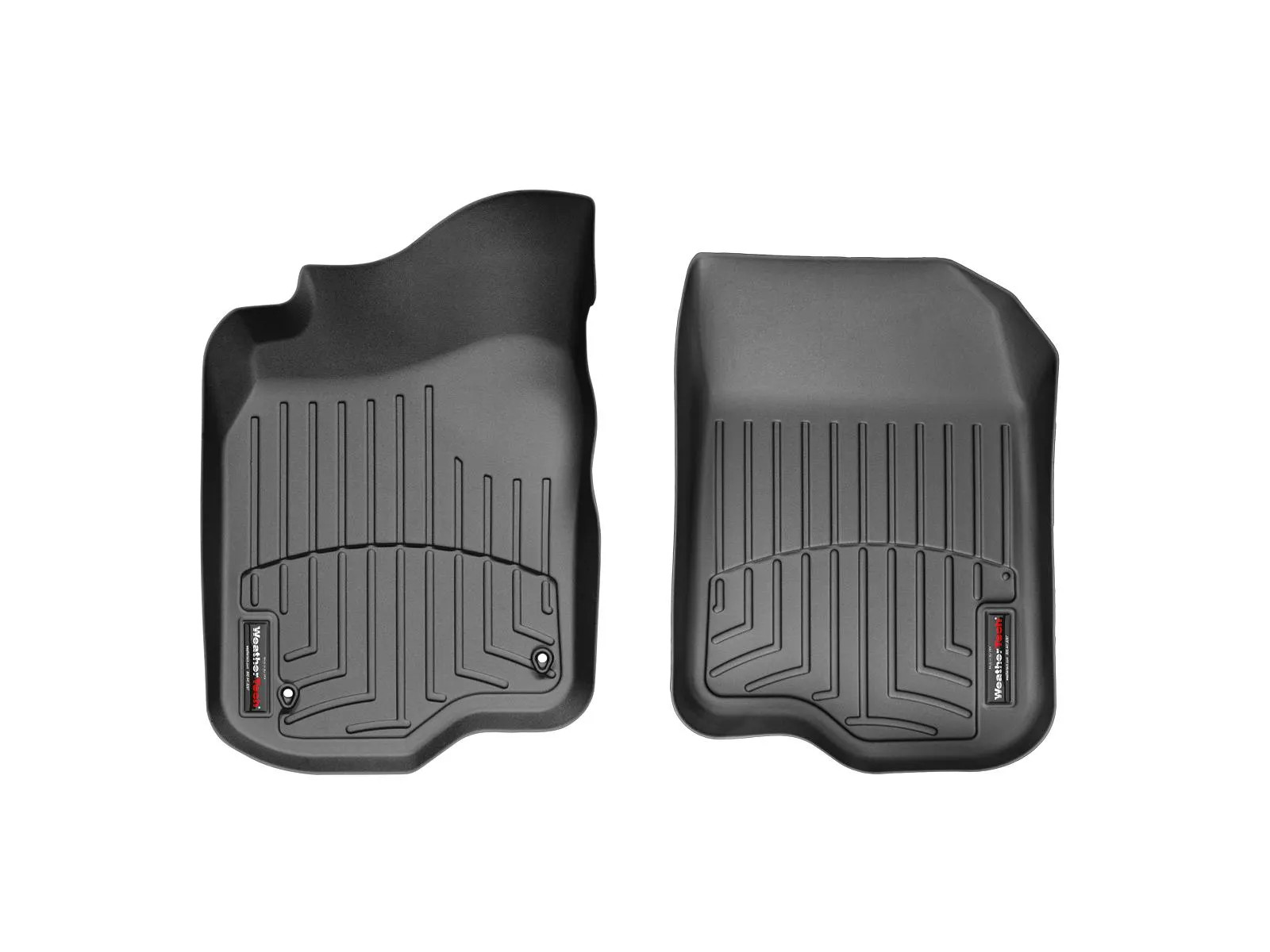WeatherTech FloorLiner for 2013-2013 Chevrolet Malibu - 1st Row, Black