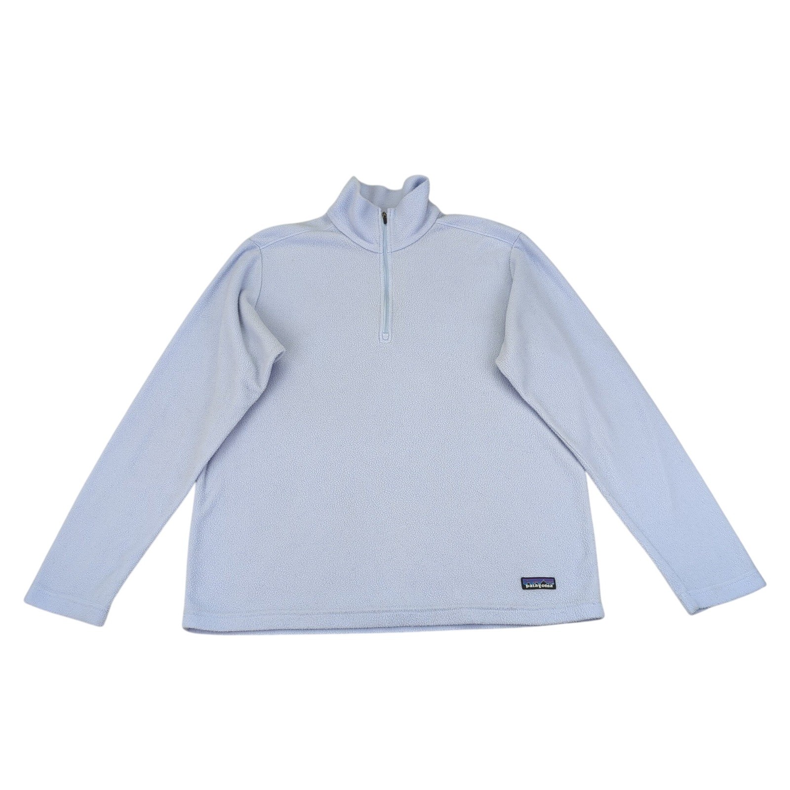 Patagonia Los Gatos Womens Laege Fleece Pullover 1/4 Zip Purple Gorpcore 11769