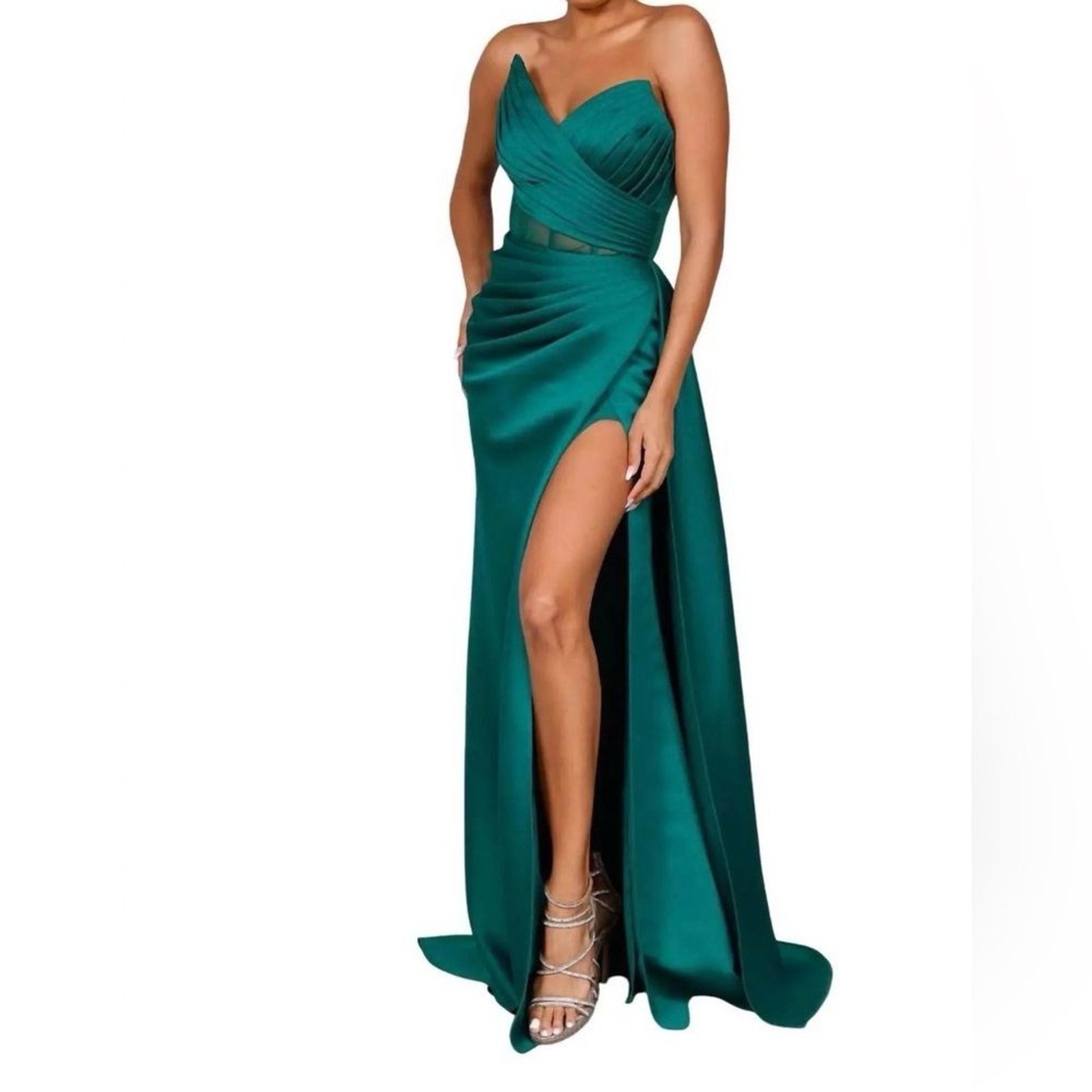 Terani Couture Emerald Evening Dress