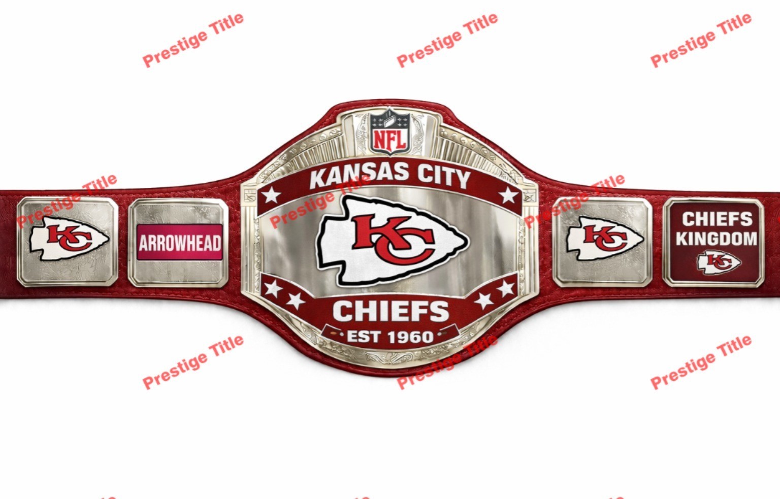 Custom 2026 Kansas City Chiefs championship replica belt Adult Size 2MM Brass Custom 2026 Kansas City Chiefs championship replica belt Adult Size 2MM Brass