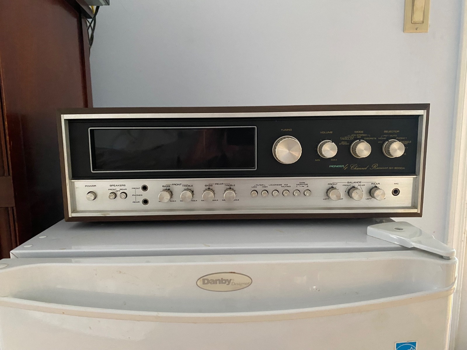 PIONEER QX-8000A STEREO/QUADROPHONIC AM/FM 250W RECEIVER 4 CHANNEL TESTED WORKS PIONEER QX-8000A STEREO/QUADROPHONIC AM/FM 250W RECEIVER 4 CHANNEL TESTED WORKS