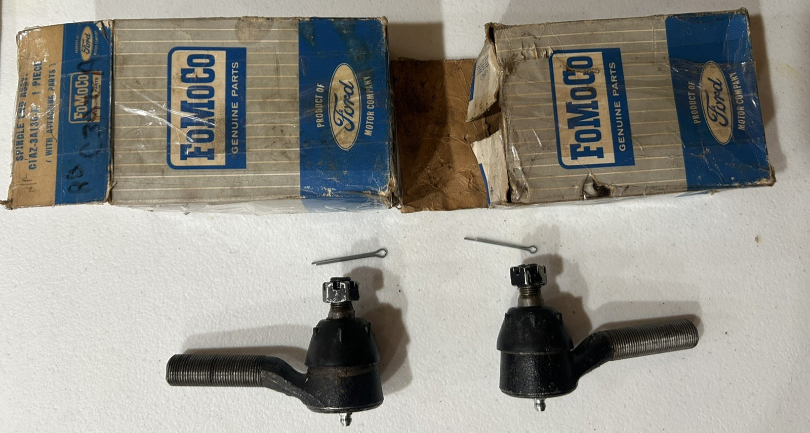 NOS 1961-1964 Ford Galaxie Monterey S55 Park Lane Sunliner OUTER TIE ROD END SET