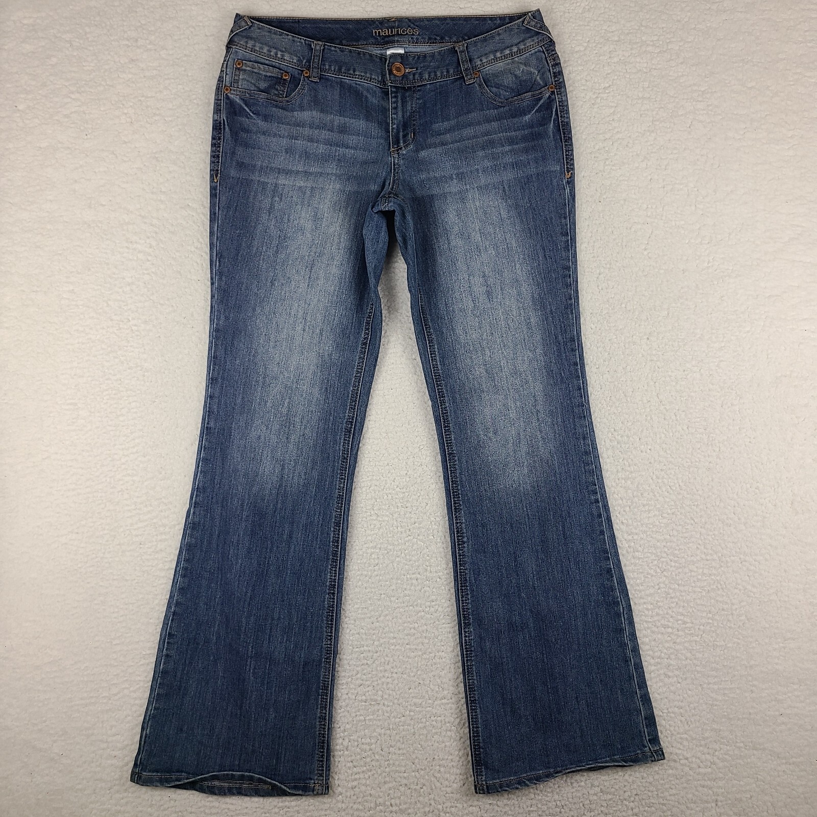 Maurices Jeans Womens 9/10 Blue Boot Cut Dark Wash Denim