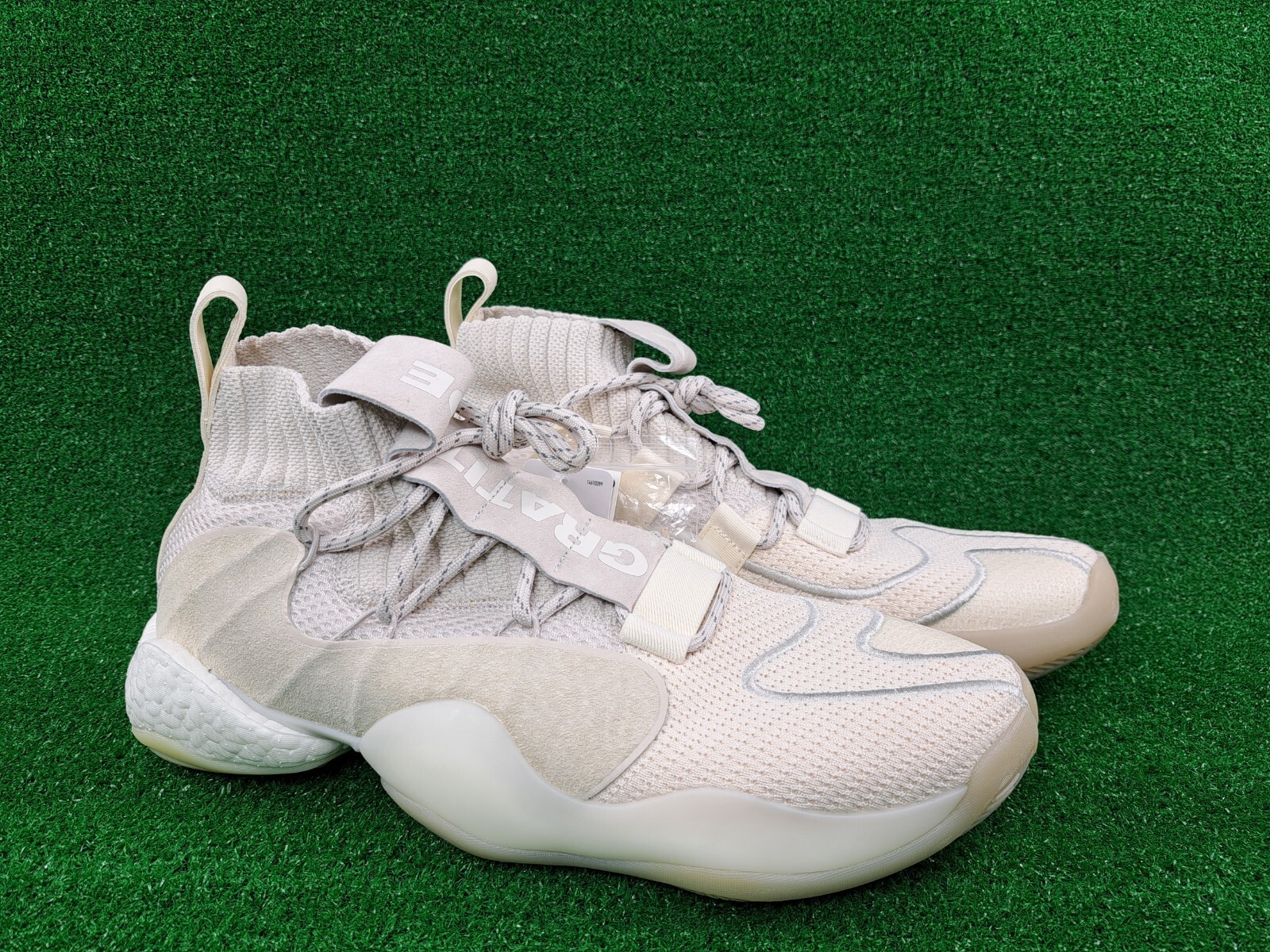 Adidas PW Crazy BYW PRD Pharrell Williams Ivory Cream EG7727 Men\'s Size 13 NEW