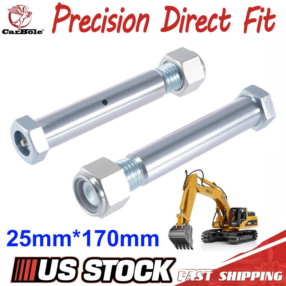 2Pcs 25mm X 170mm Mini Excavator Pins Fits AGT & Most Chinese Mini Excavators