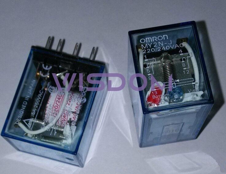 10pcs New   MY2N-J 220/240 VAC  coil Power Relay