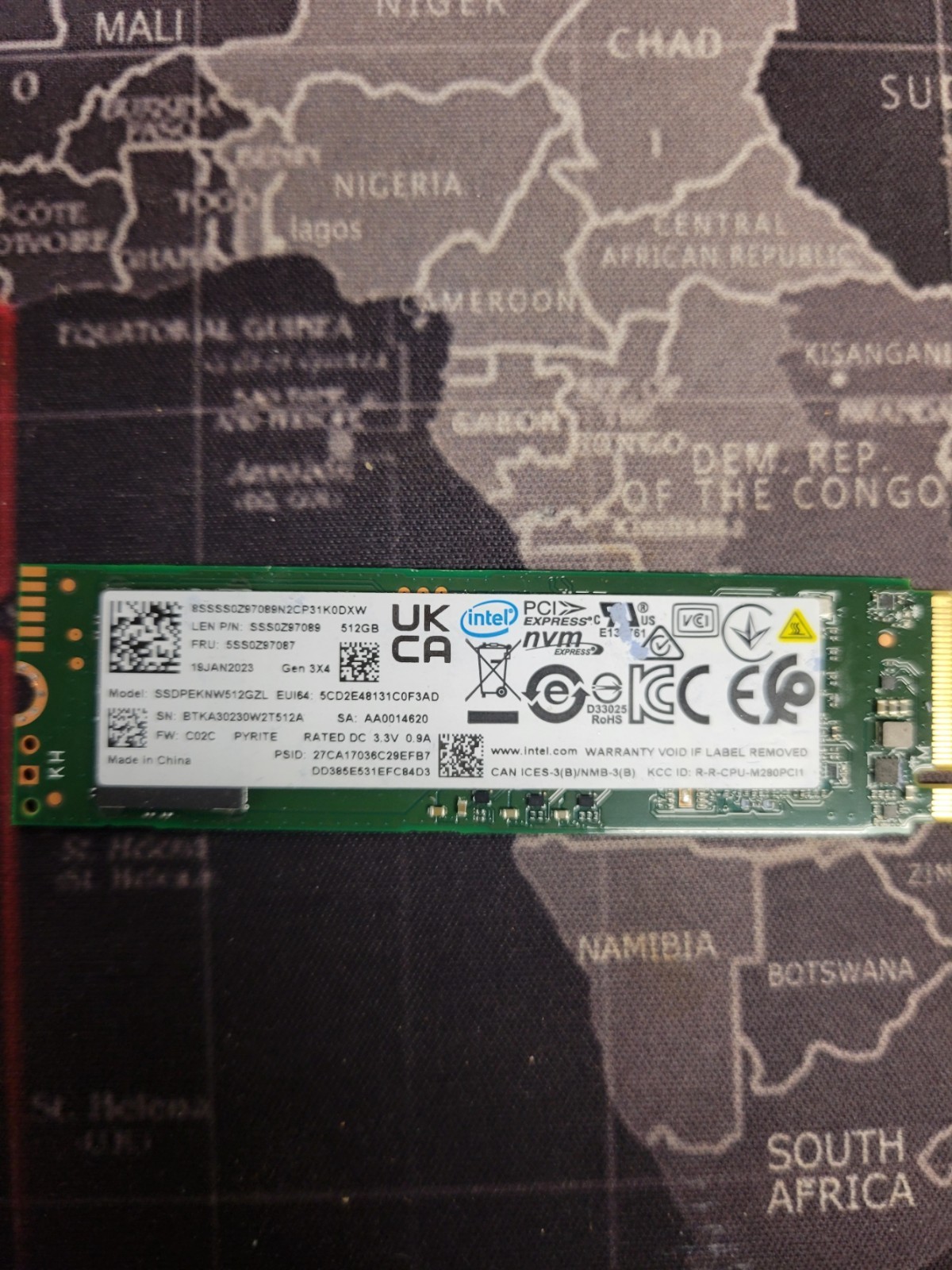 Intel NVMe PCI express 512GB NVMe Gen3 x4 M.2 SSD SSDPEKNW512GZL Intel NVMe PCI express 512GB NVMe Gen3 x4 M.2 SSD SSDPEKNW512GZL