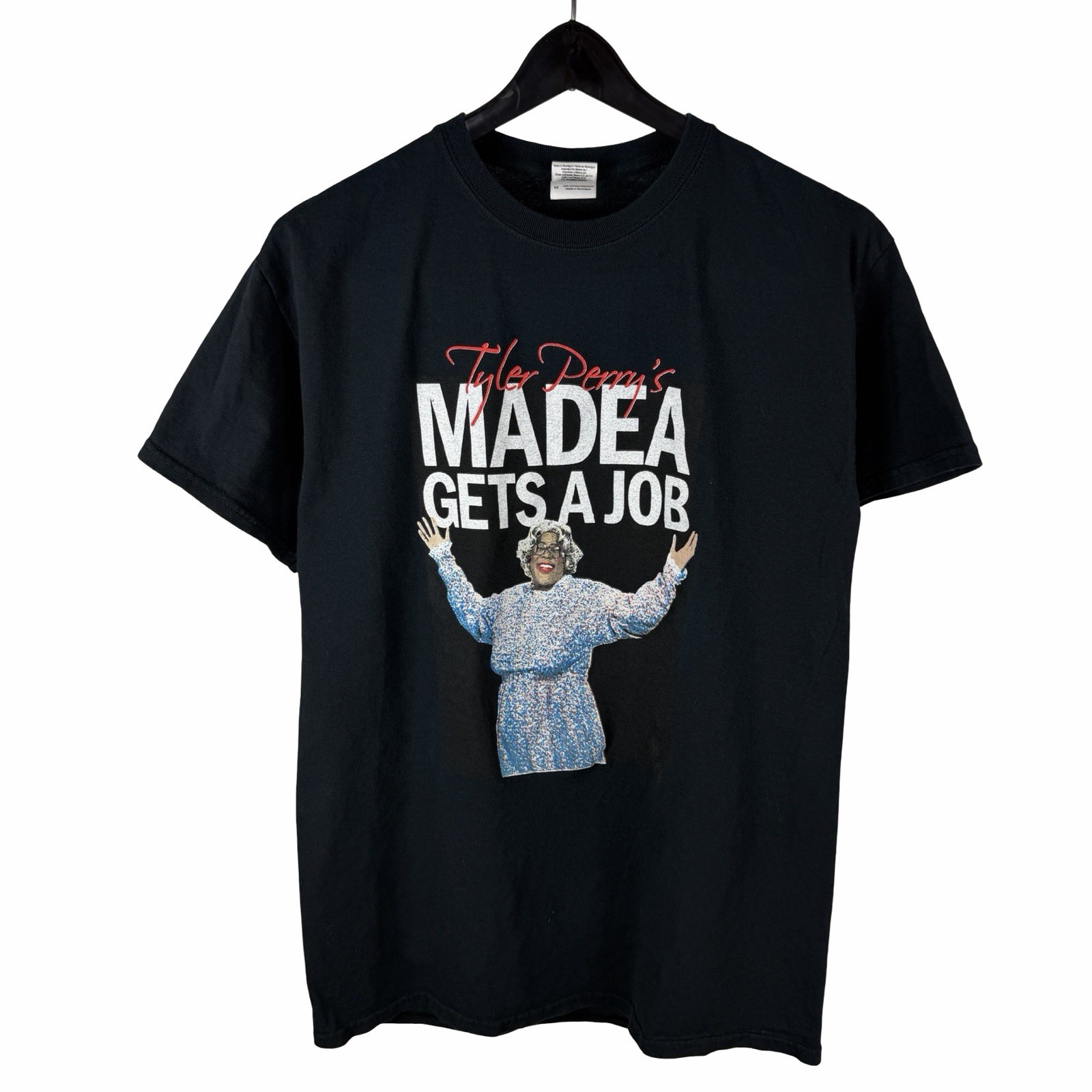 Vintage 2010s Tyler Perry’s Made Gets A Job Movie Promo Black Shirt Size M Vintage 2010s Tyler Perry’s Made Gets A Job Movie Promo Black Shirt Size M