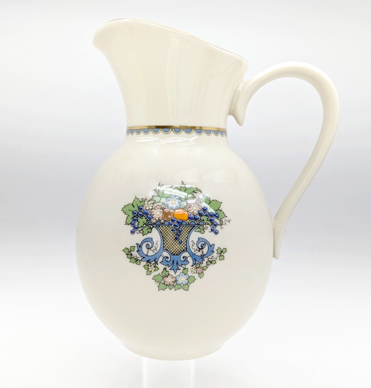 Lenox Autumn 40 Oz Water Pitcher NEW OLD STOCK with Tags Gilt Backstamp Vintage
