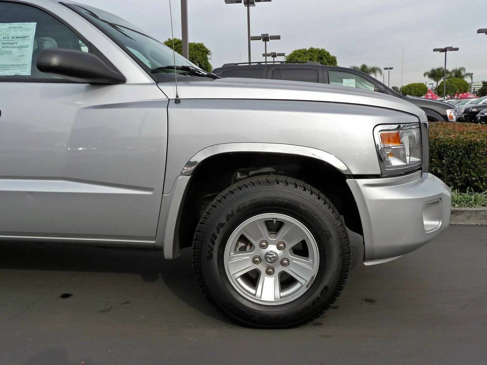 Fits Dodge Dakota 2005-2011 Polished Stainless Steel Fender Trim Flares Molding Fits Dodge Dakota 2005-2011 Polished Stainless Steel Fender Trim Flares Molding