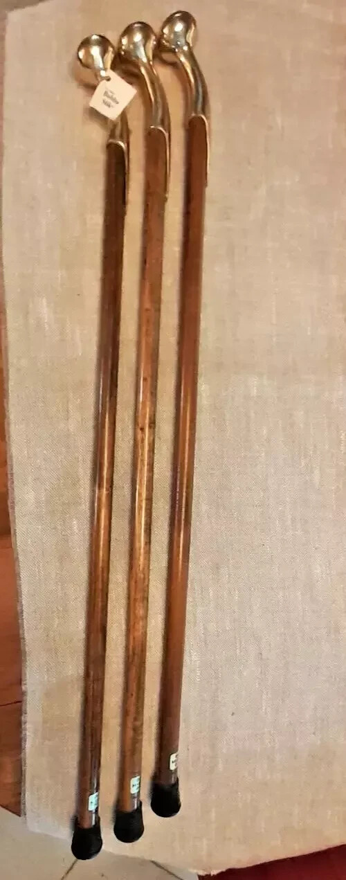 Set of Three Original Bubba Stik Walking Stick Cane best parents Christmas Gift