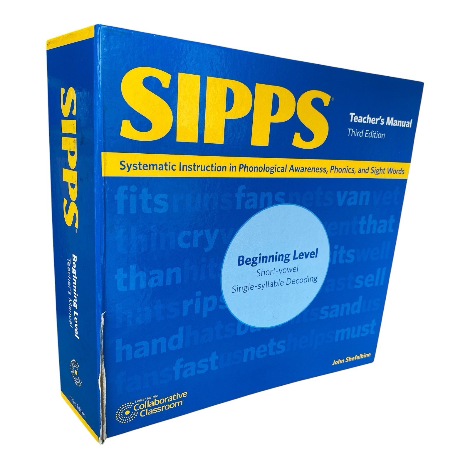 SIPPS Beginning Level 3rd Edition Teacher’s Manual Reading Intervention