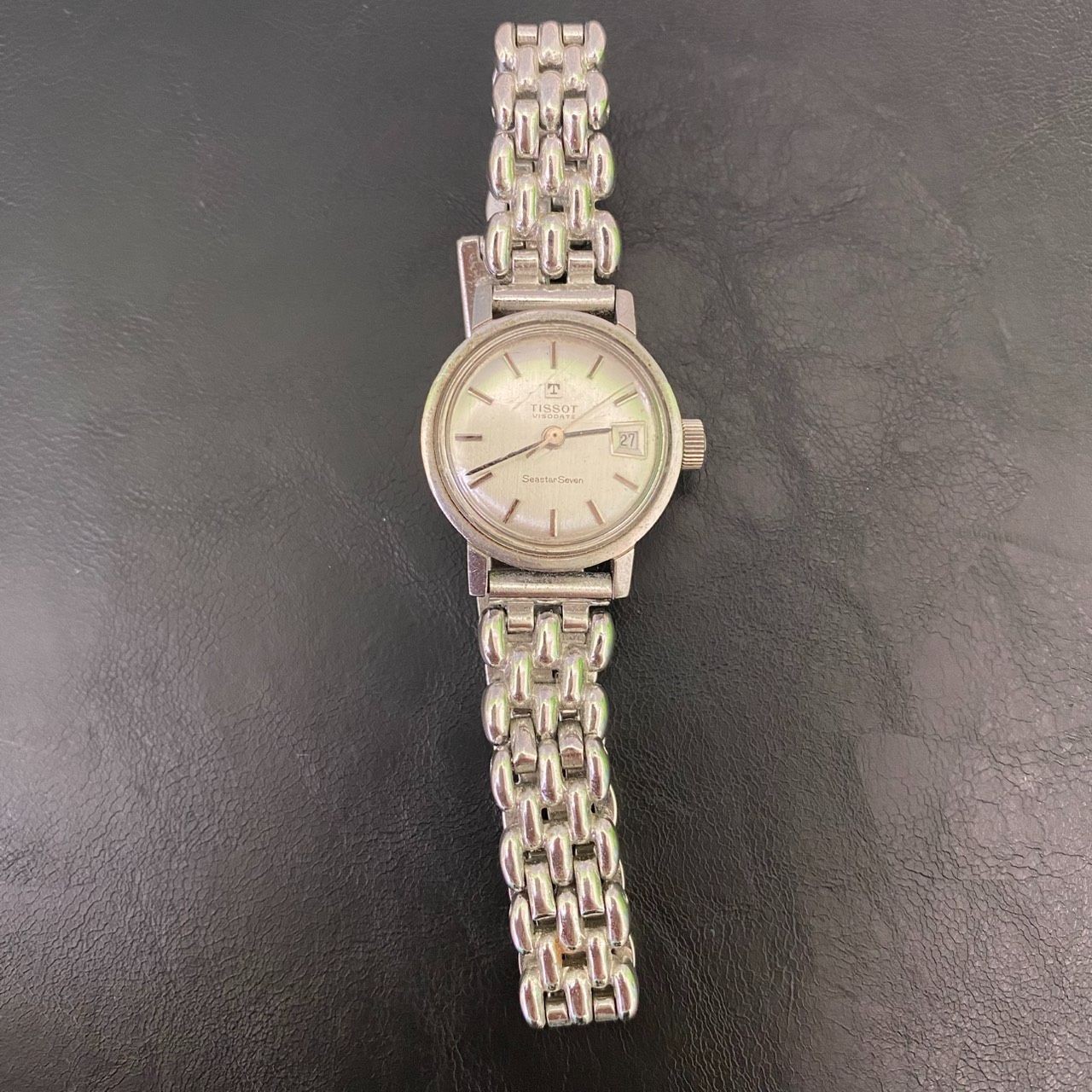 TISSOT Visodate Seastar Seven Hand Wind Watch Date Calendar 22mm Case Running