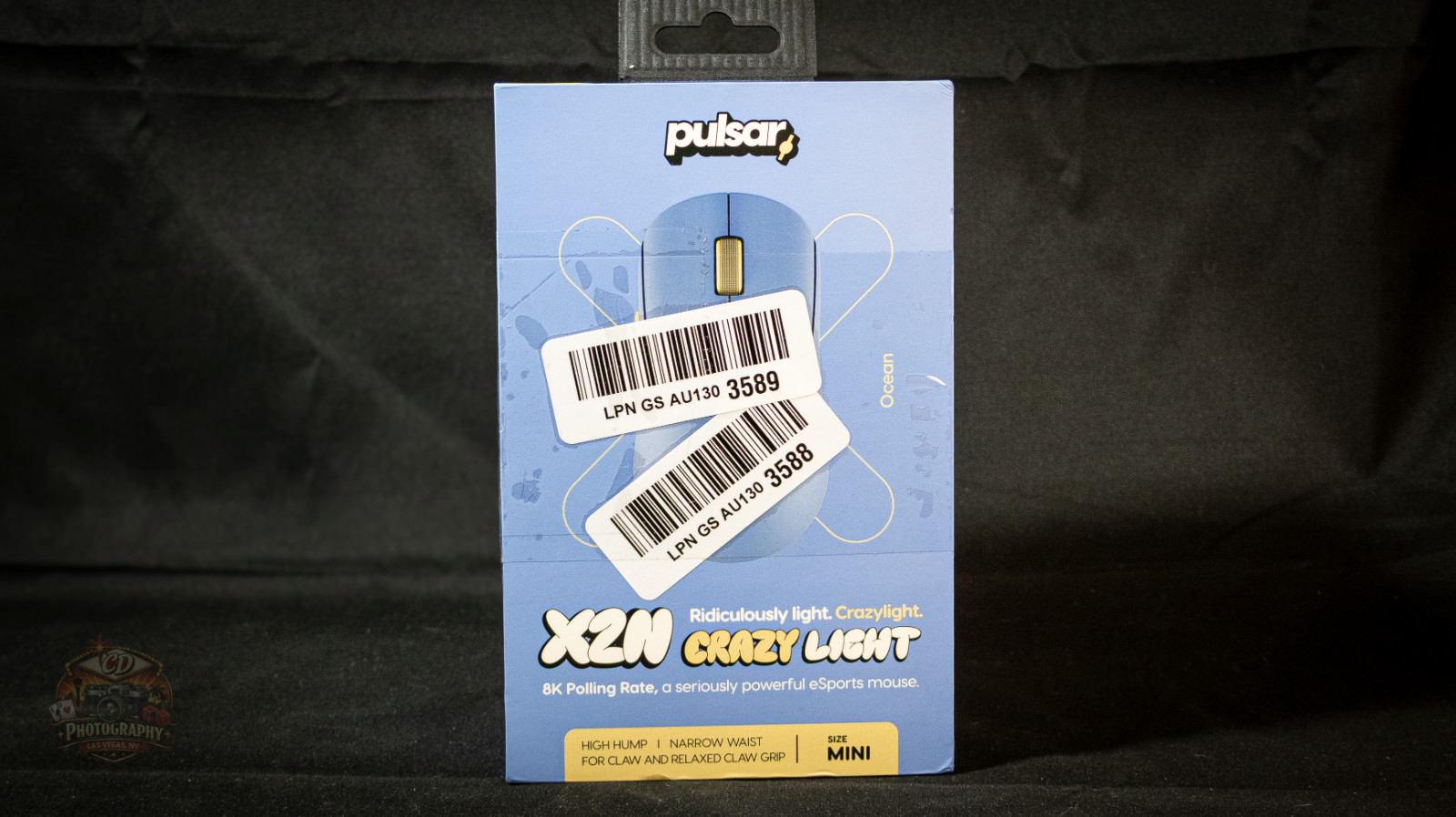 Pulsar X2N CrazyLight Mini Wireless Gaming Mouse Ocean 32K DPI 38g New