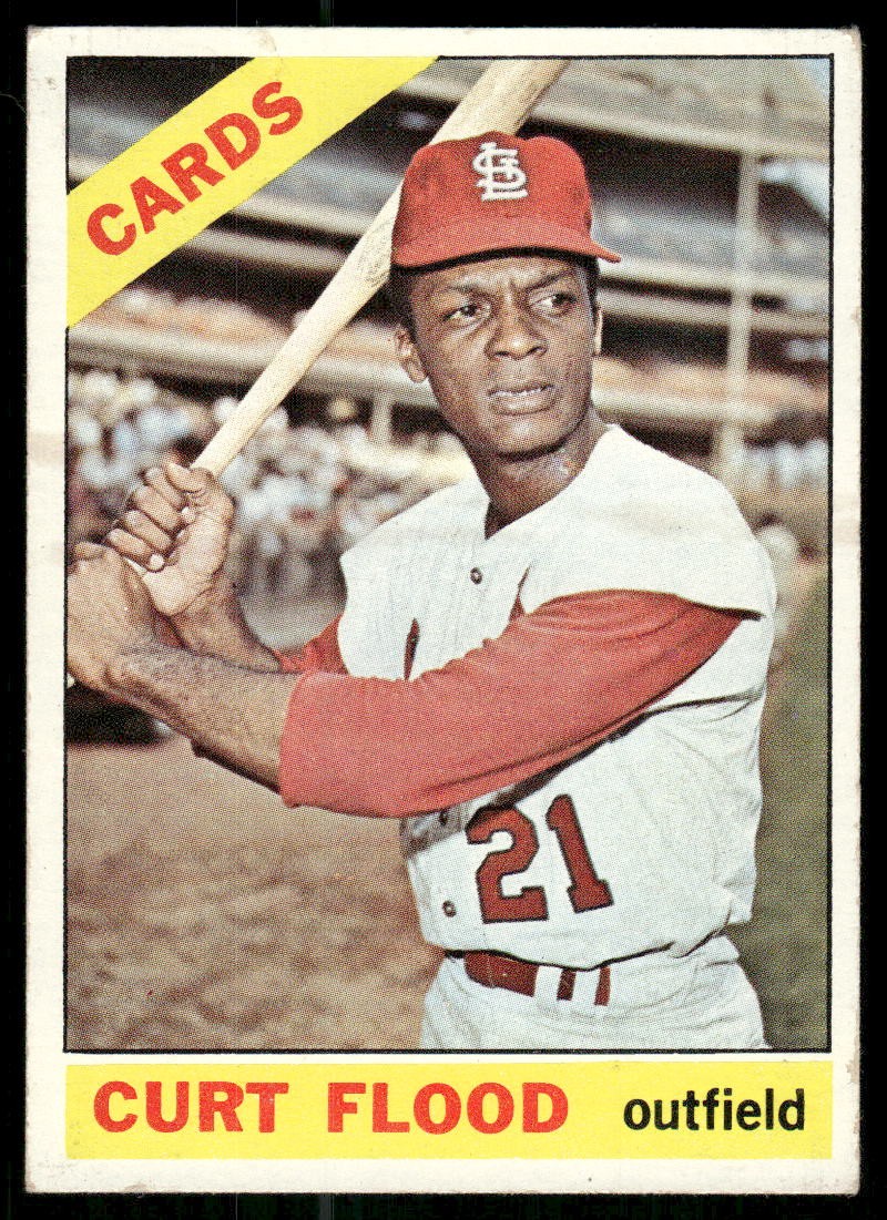 1966 Topps #60 Curt Flood