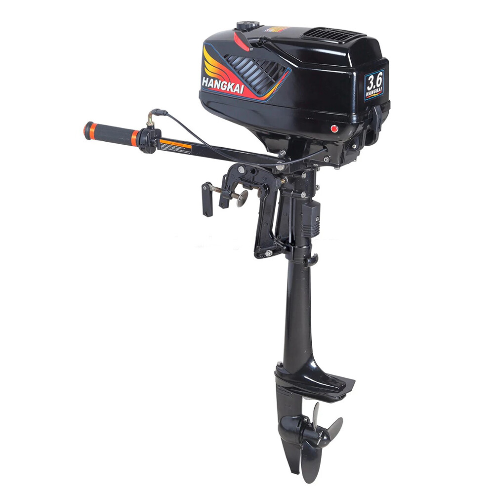 2 Stroke 3.6HP Heavy Duty Outboard Motor Boat Engine w/ CDI Water Cooling System
