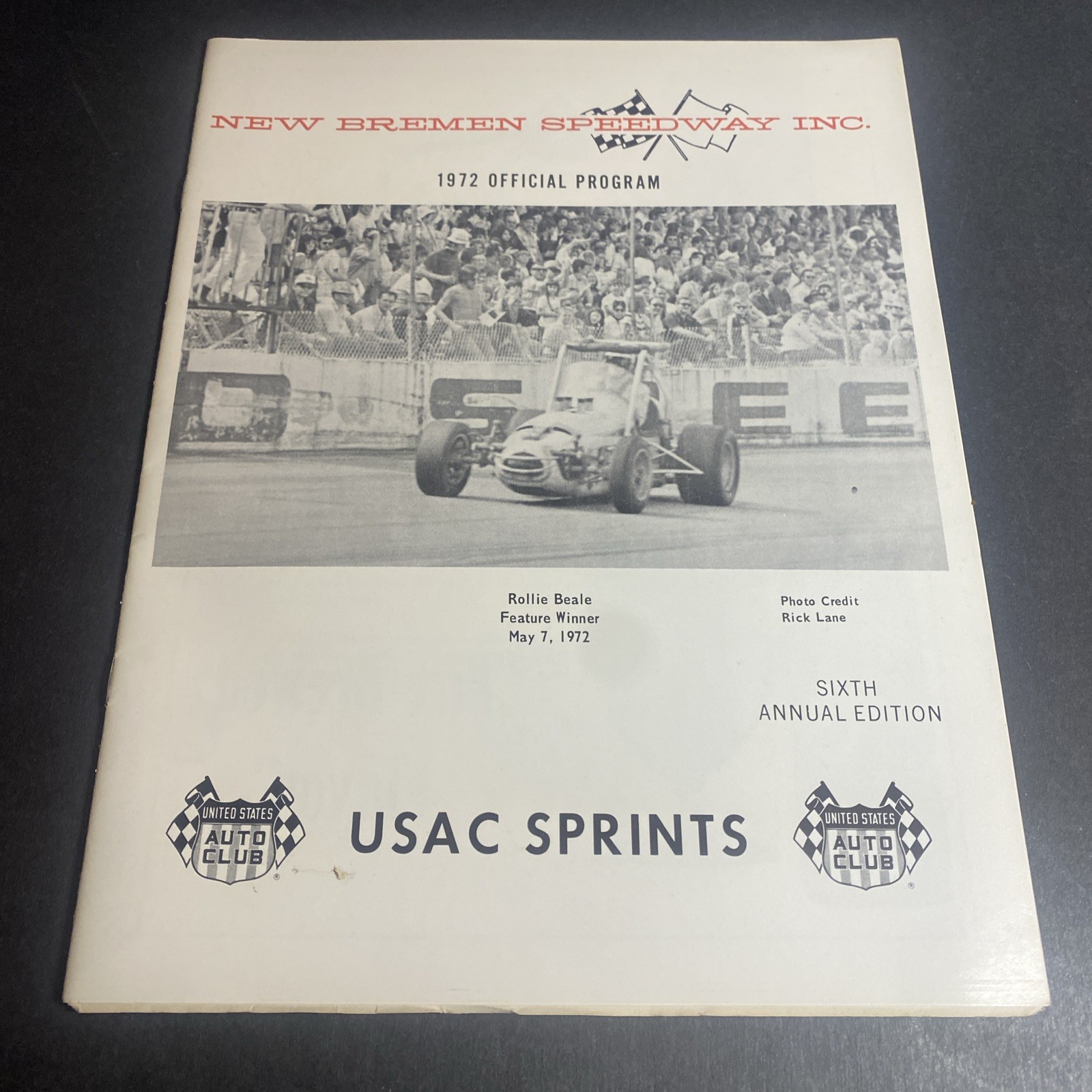 Automotive Racing History: New Bremen Speedway 1972 USAC Sprints / FKY