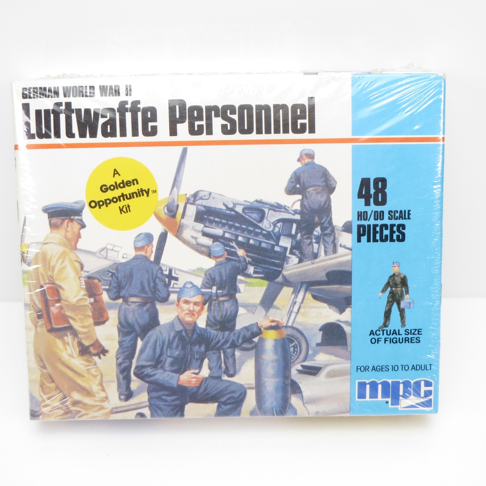 World War II German Luftwaffe Personnel Vintage MPC HO/OO 1/72 1-6012