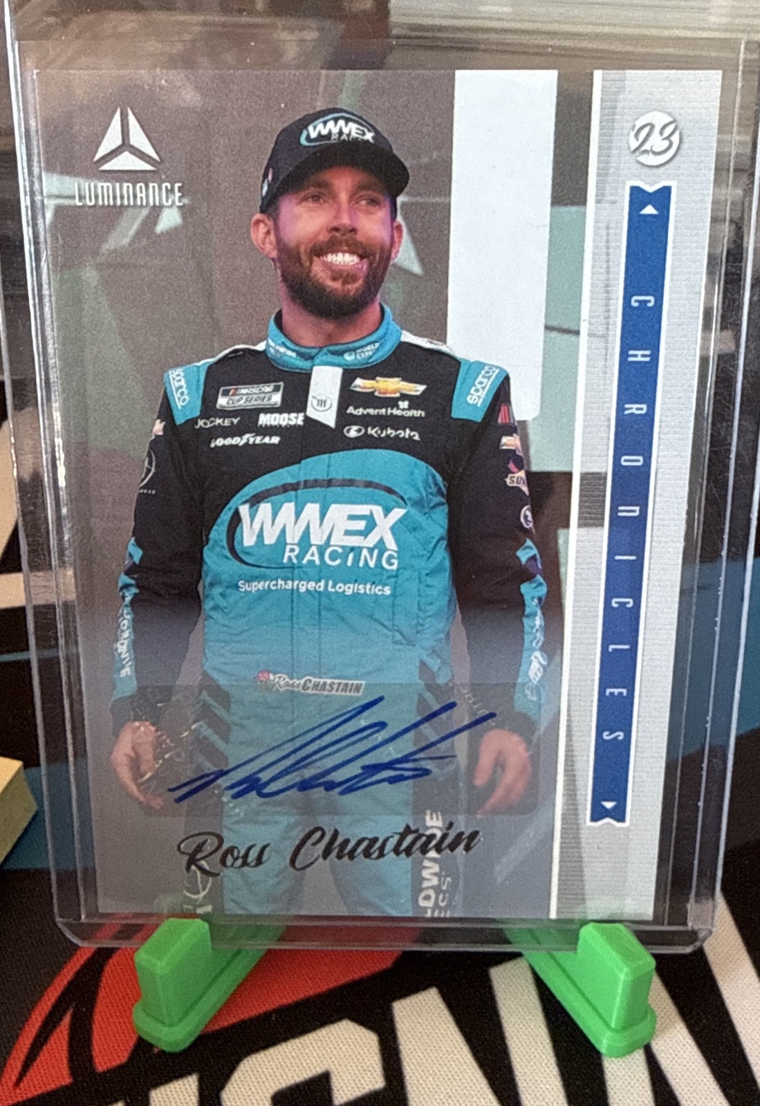 2023 Panini Chronicles - Luminance Ross Chastain #9 Autographs (AU)