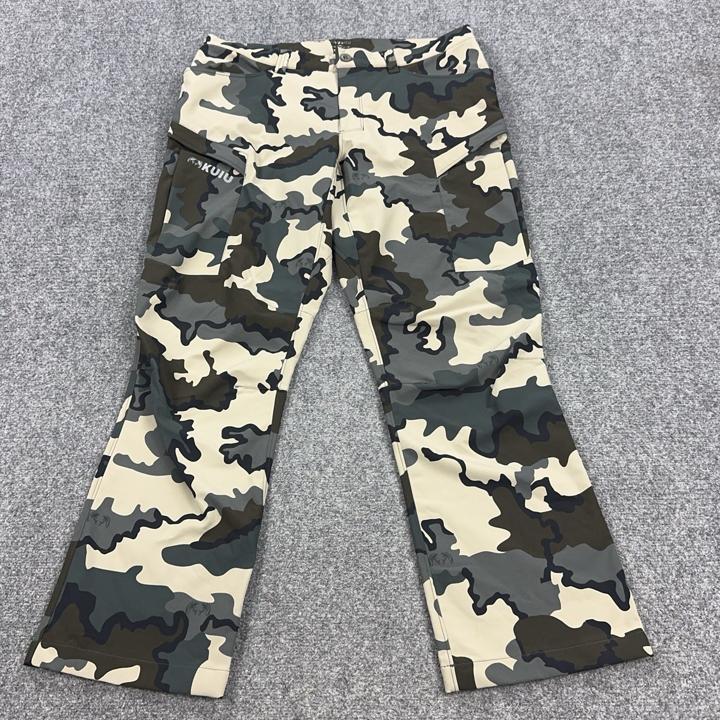 KUIU Attack Pants Mens 40 Vias Camo Hunting Hiking Toray Zip Pockets Outdoor