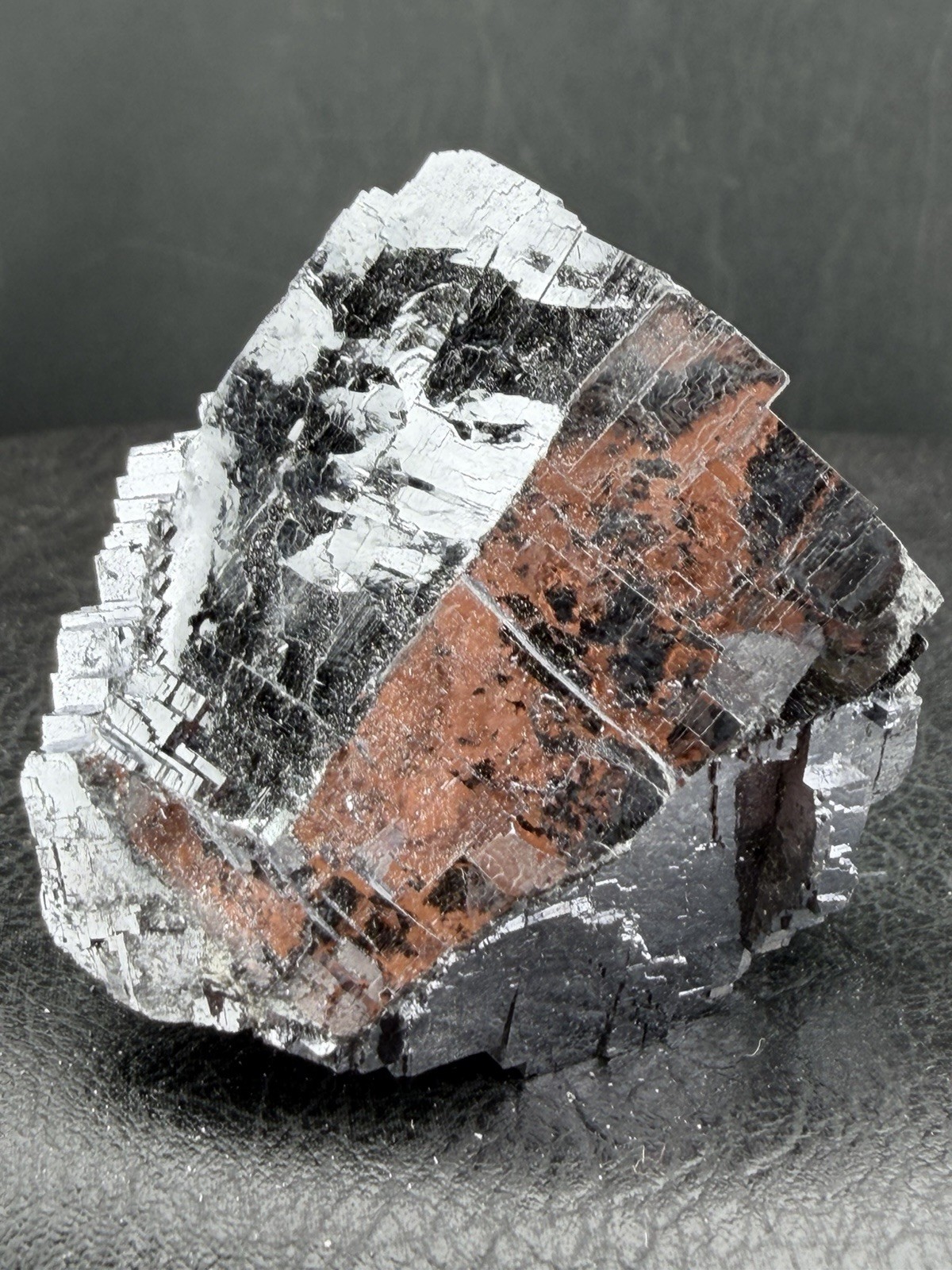 Galena with Reflective Metallic Luster and Cubic Cleavage from Morocco   152 g.