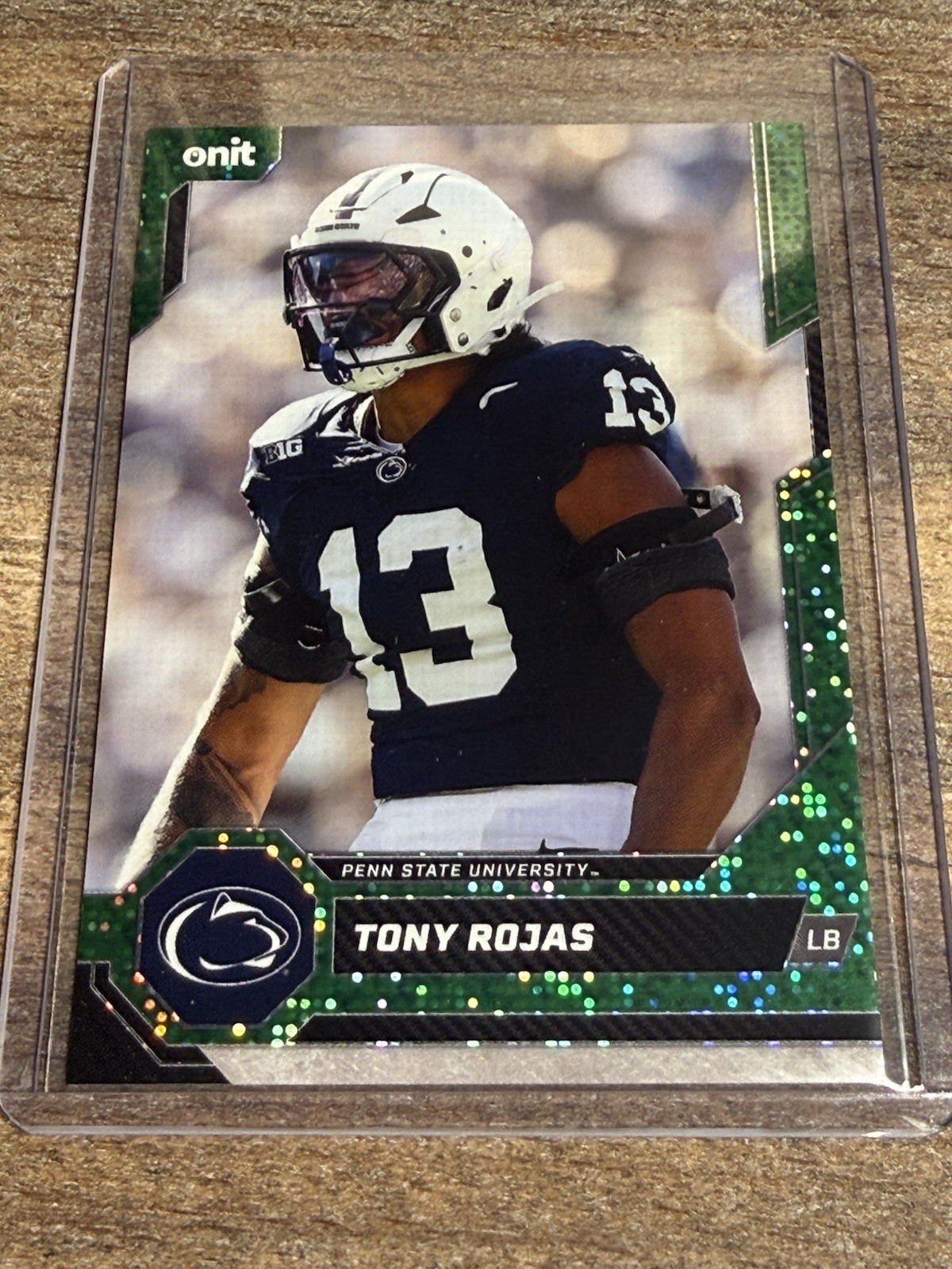 TONY ROJAS 2026 ONIT Penn State Nittany Lions Football GREEN Parallel /100 TONY ROJAS 2026 ONIT Penn State Nittany Lions Football GREEN Parallel /100