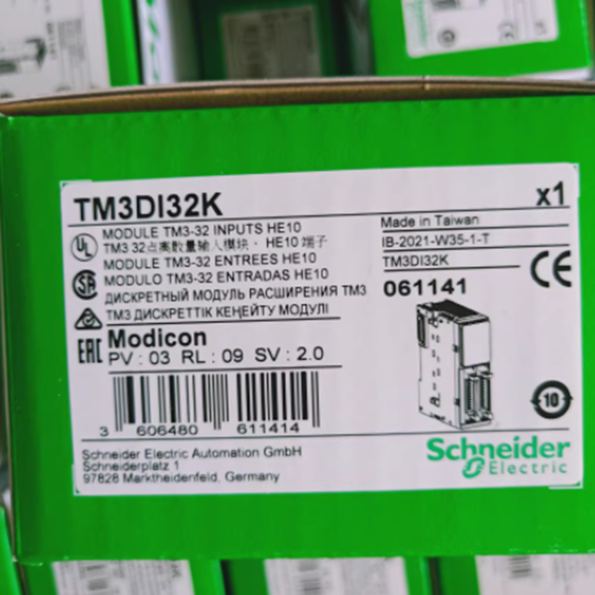 NEW SCHNEIDER TM3DI32K Digital Expansion Module NEW SCHNEIDER TM3DI32K Digital Expansion Module