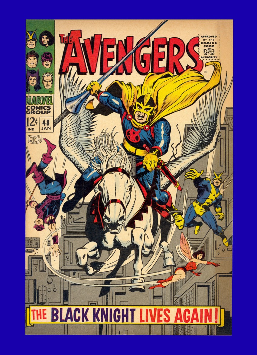 Avengers #48 - 1st App of Dane Whitman as the New Black Knight - 1968 - 9.4 NM Avengers #48 - 1st App of Dane Whitman as the New Black Knight - 1968 - 9.4 NM