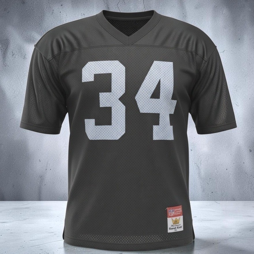 VTG 80s Rare MacGregor Sand-Knit LA Raiders 34 Bo Jackson Jersey Mesh XL USA HTF