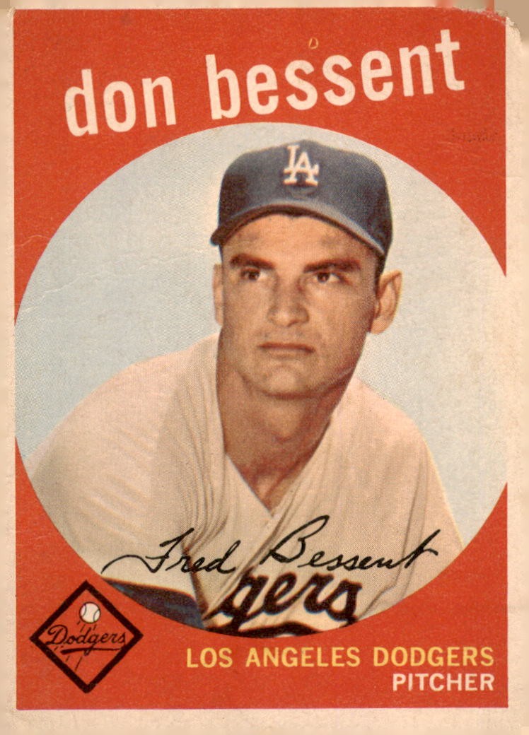 1959 Topps #71 Don Bessent 1959 Topps #71 Don Bessent