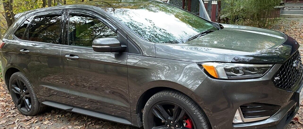 AVS Smoke Rain Guards Vent Visors 3M Tape-On for 15-2024 Ford Edge SUV USA-Made