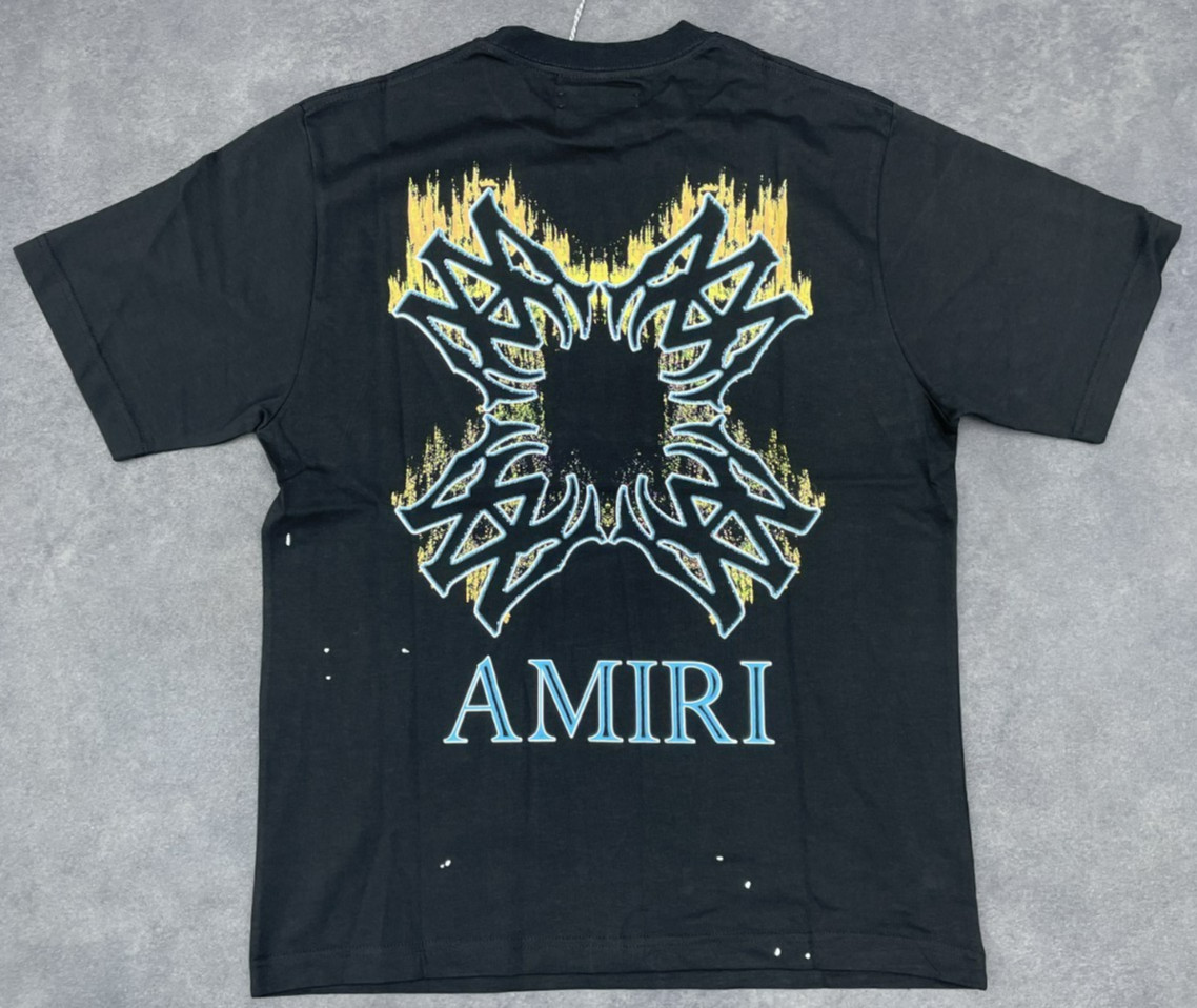 AMIRI MEN\'S BLACK T-SHIRT 2XL AMIRI MEN\'S BLACK T-SHIRT 2XL