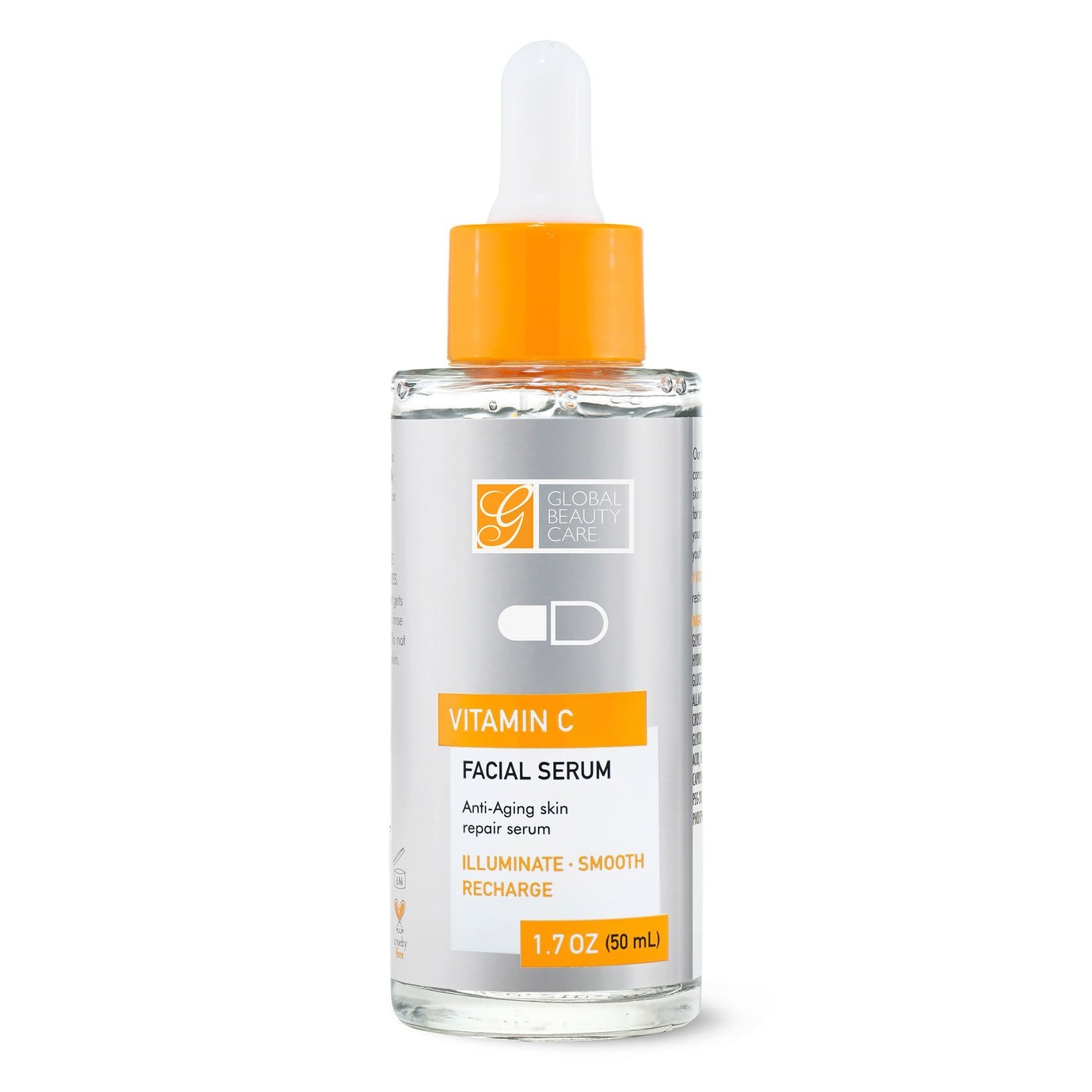 Global Beauty Care Vitamin C Facial Serum, Brightening Smooth Face 1.7oz Global Beauty Care Vitamin C Facial Serum, Brightening Smooth Face 1.7oz
