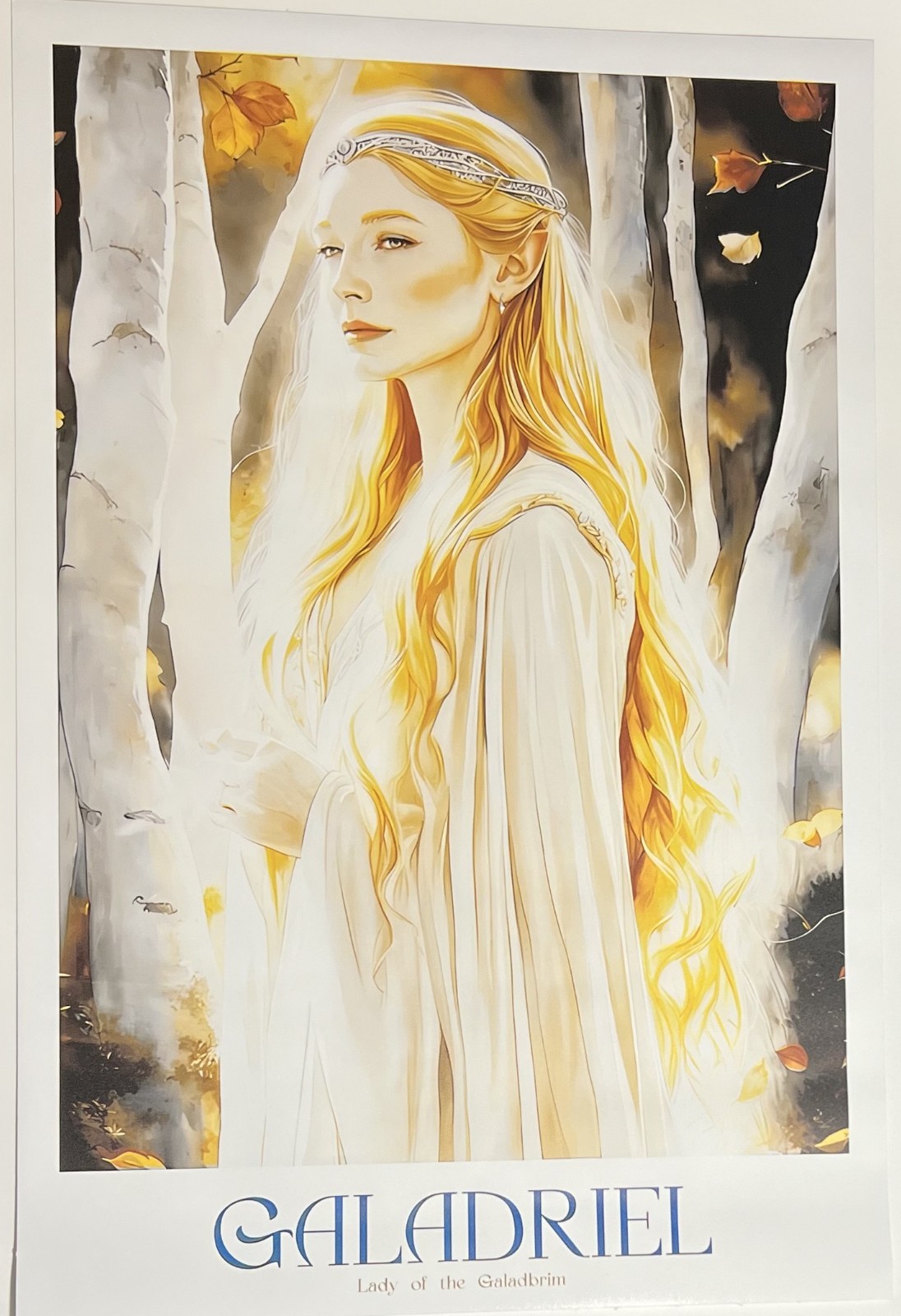 Galadriel, Lady of the Galadhrim Poster 12x18\