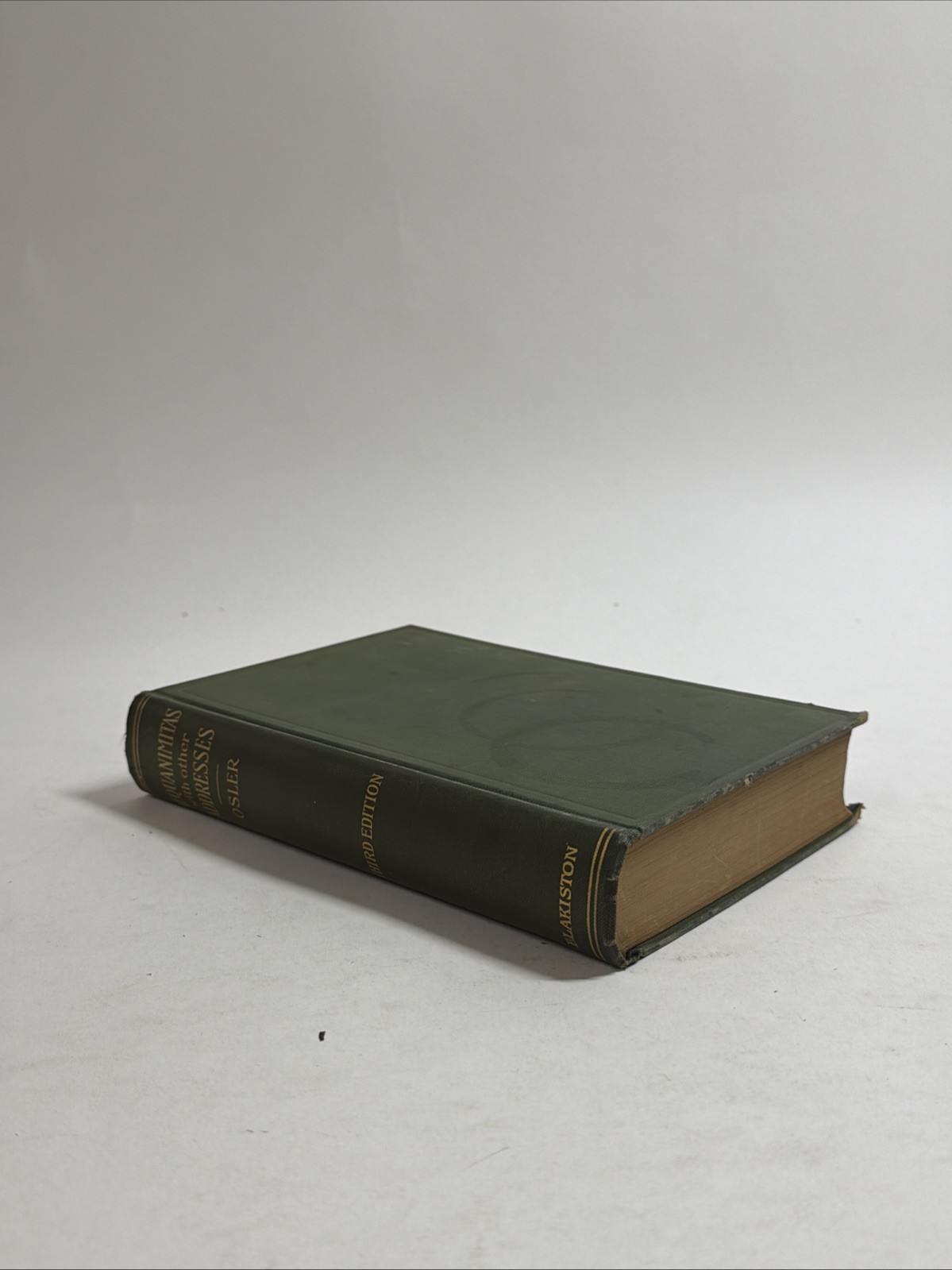Aequanimitas Osler 1932 3rd Ed HC Medical Classic w/ Slipcase